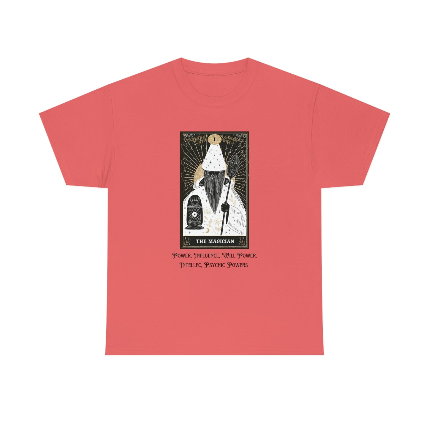The Magician Tarot Card Unisex Heavy Cotton Tee