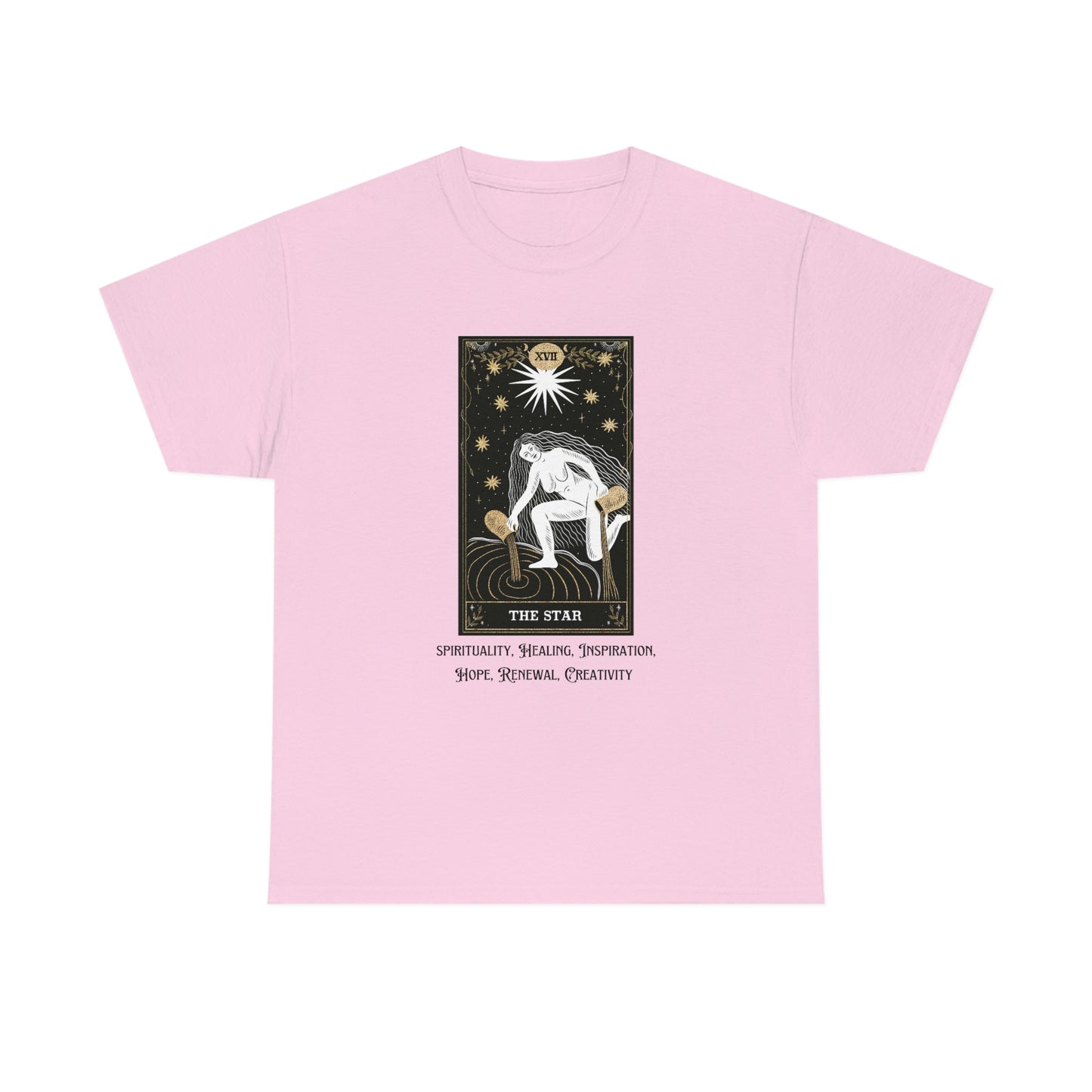 The Star Tarot Card Unisex Heavy Cotton Tee