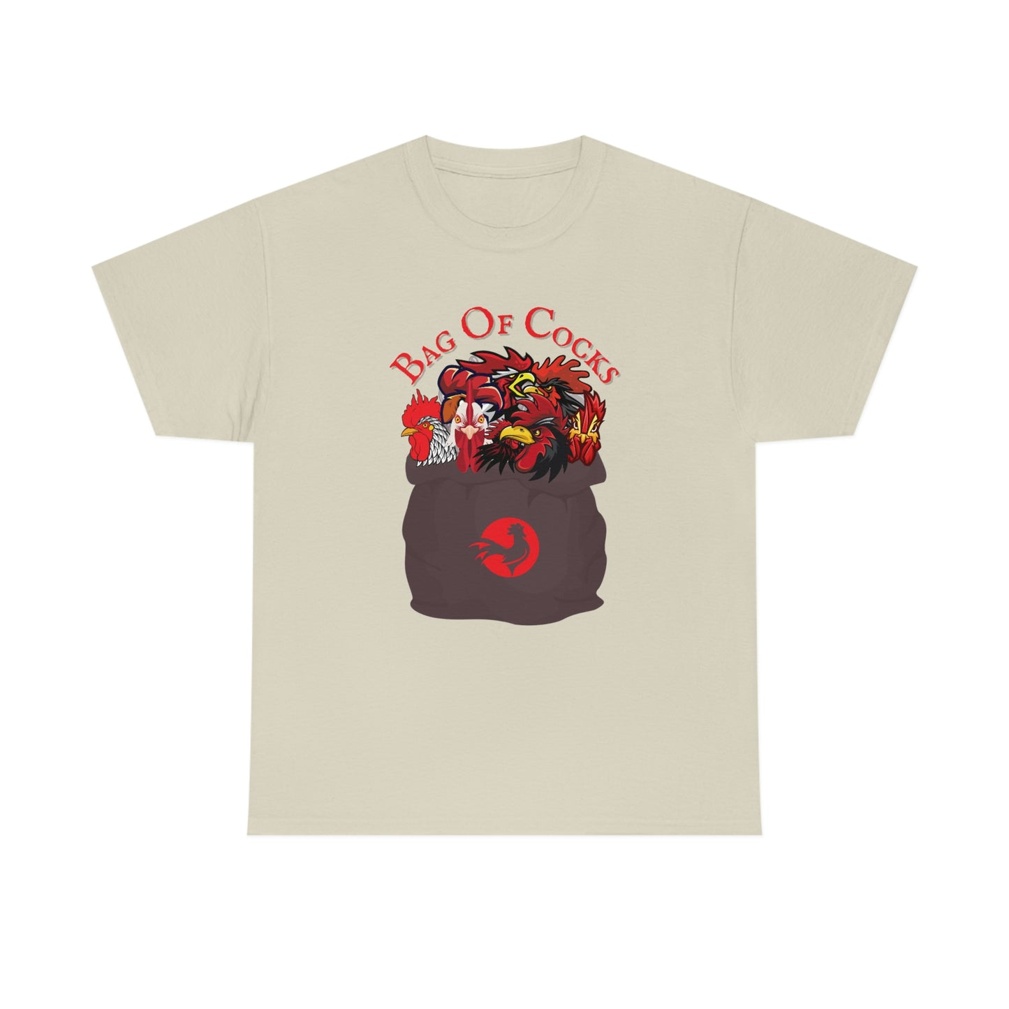 Bag Of Cocks Unisex Heavy Cotton Tee