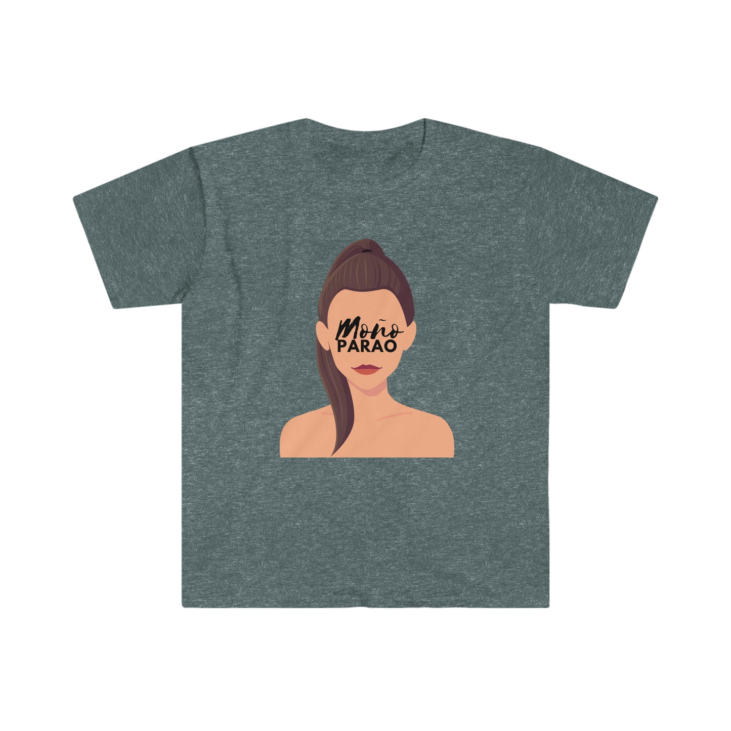 Moño Parao Latina Lingo Unisex Softstyle T-Shirt