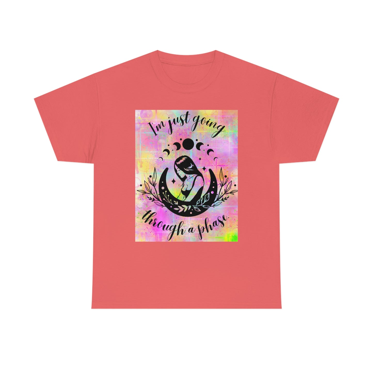 Moon Goddess Phases Unisex Heavy Cotton Tee