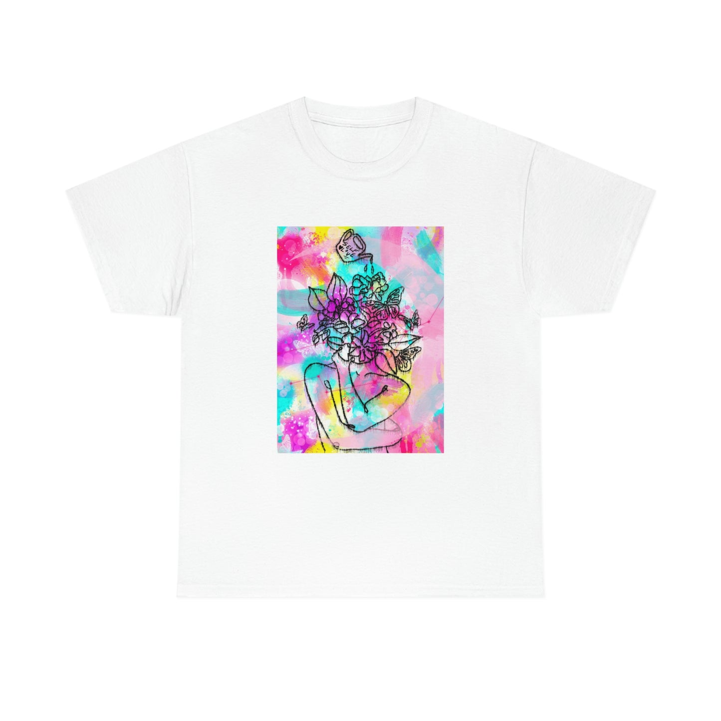 Blossoming Butterfly Self Love Unisex Heavy Cotton Tee