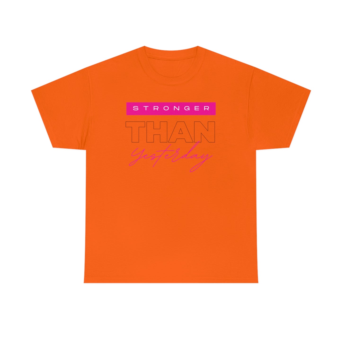 Stronger than yesterday self love Unisex Heavy Cotton Tee