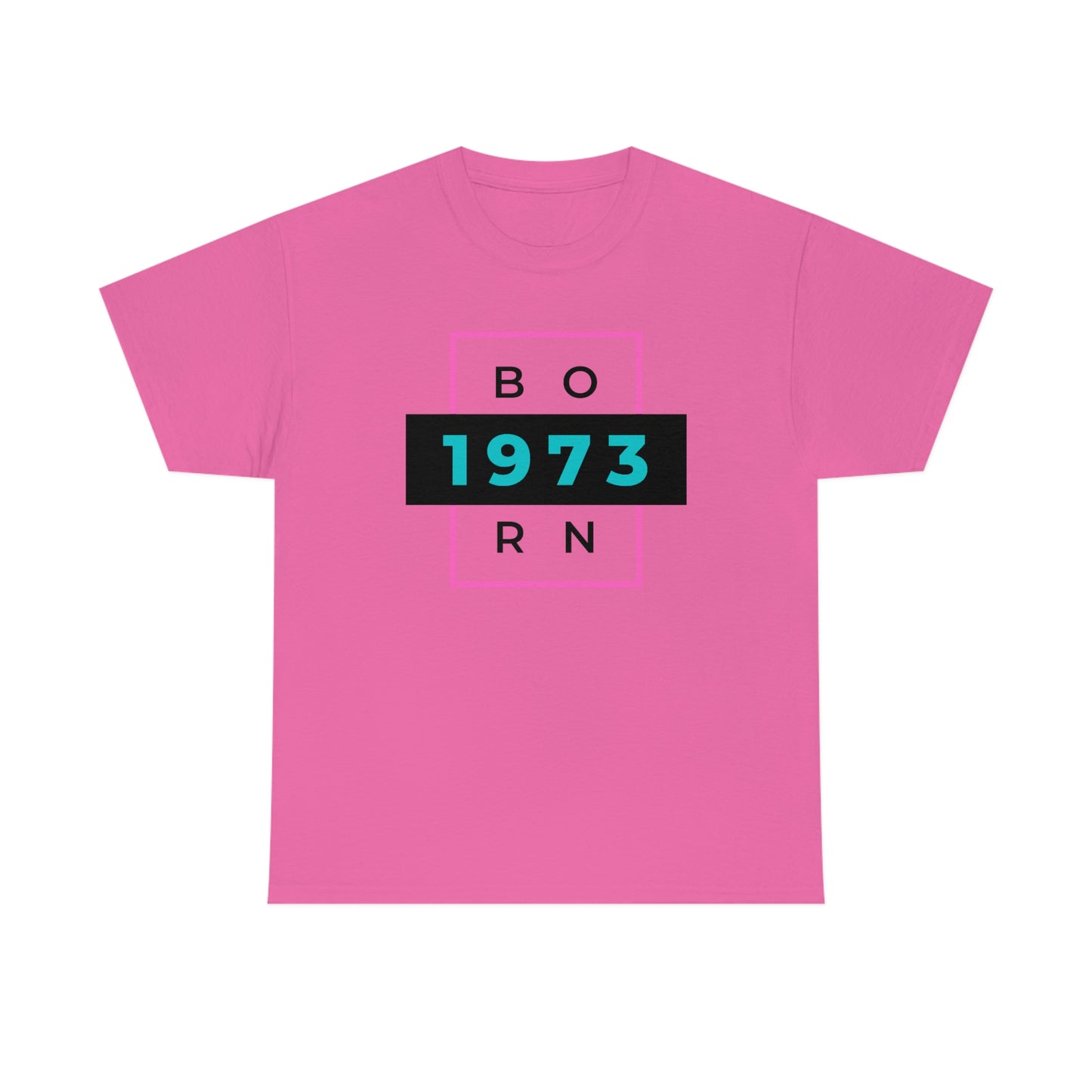 CUSTOMIZABLE- Born 1973 Unisex Heavy Cotton Tee