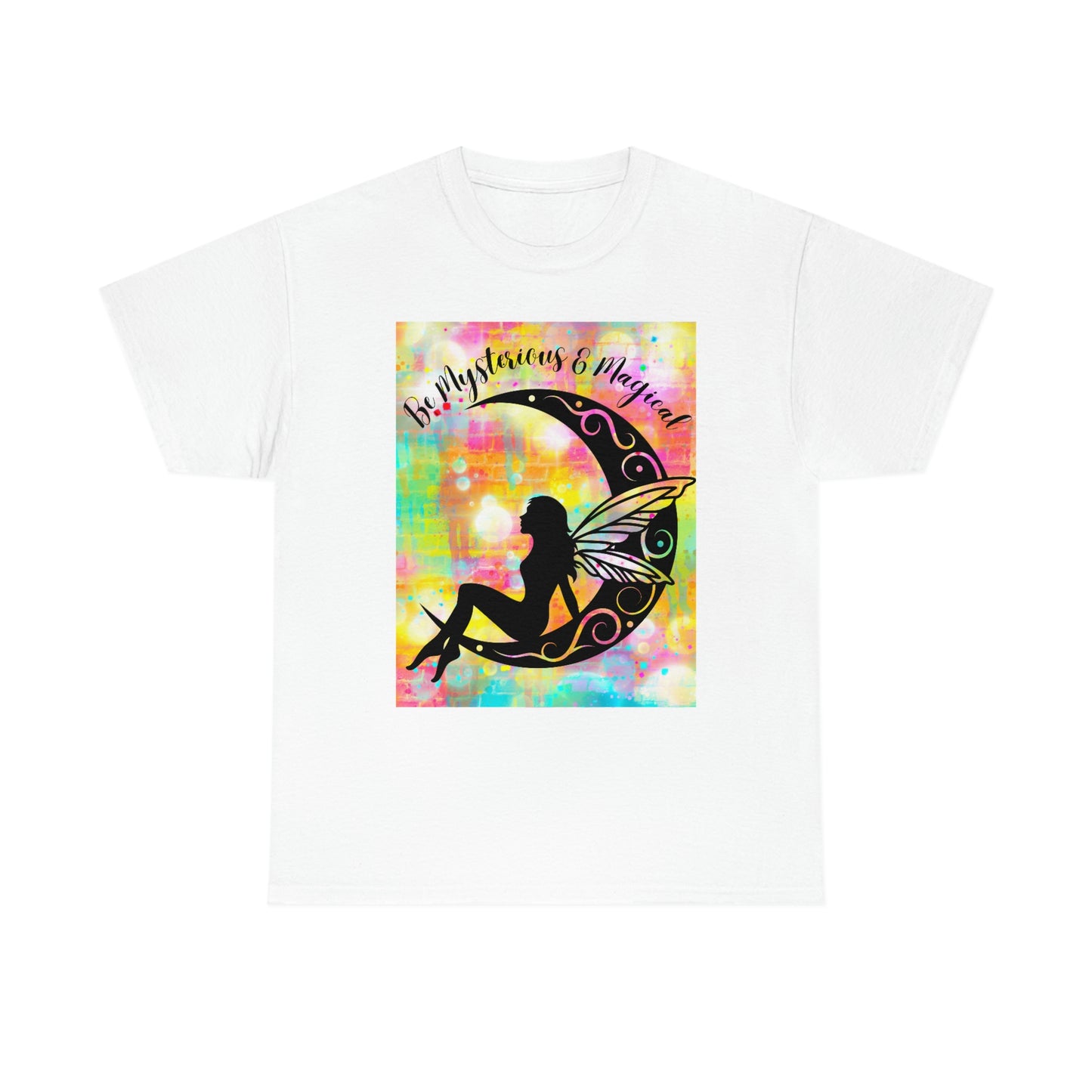 Mysterious Moon Goddess Unisex Heavy Cotton Tee
