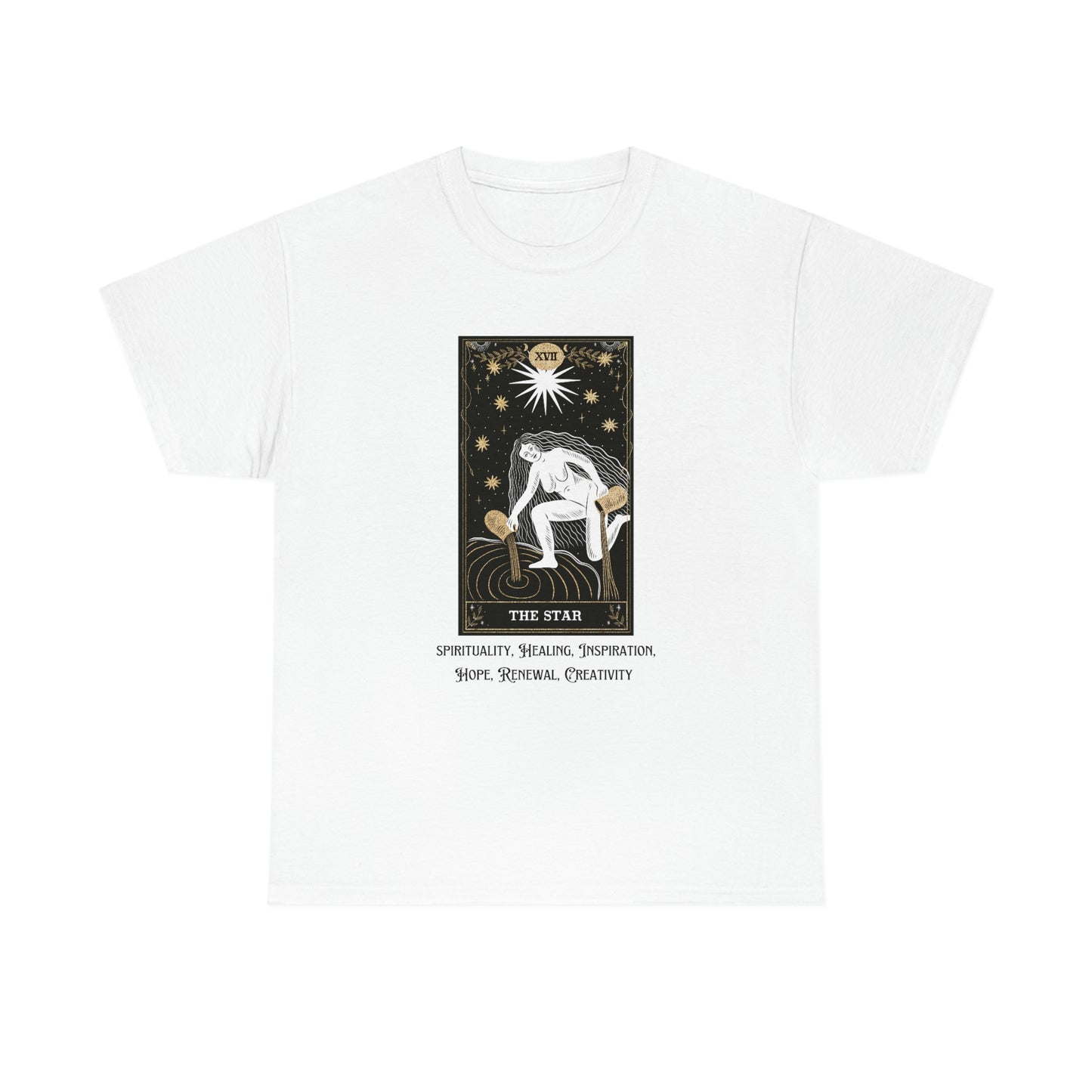 The Star Tarot Card Unisex Heavy Cotton Tee