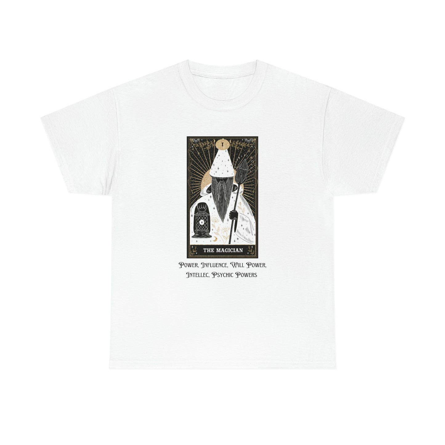 The Magician Tarot Card Unisex Heavy Cotton Tee