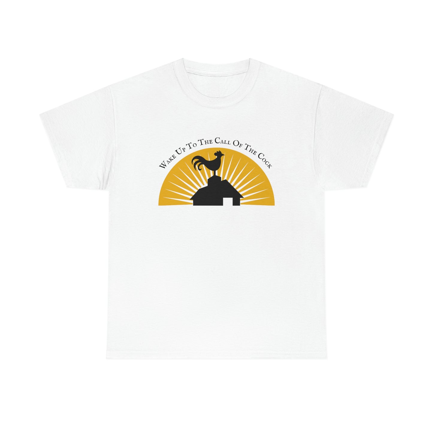 Morning Cock Unisex Heavy Cotton Tee