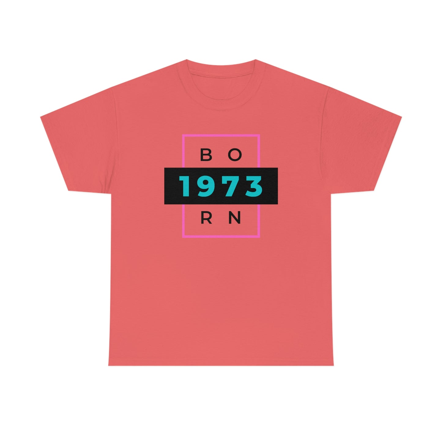 CUSTOMIZABLE- Born 1973 Unisex Heavy Cotton Tee