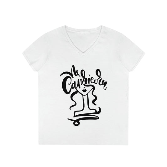 Capricorn zodiac Ladies' V-Neck T-Shirt