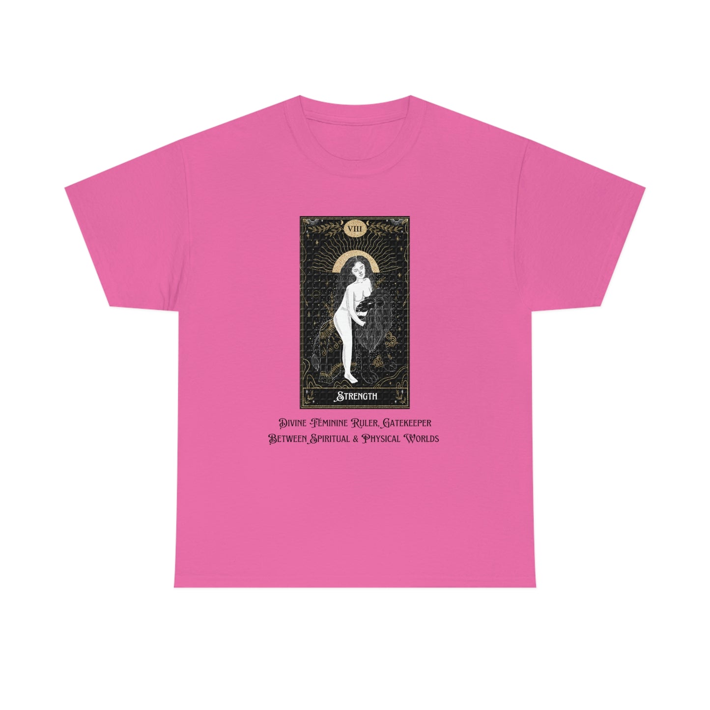 Tower Tarot Card Unisex Heavy Cotton Tee
