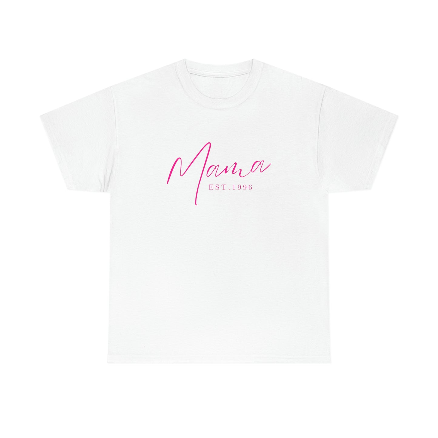 CUSTOMIZABLE - Mama Est 1996 Unisex Heavy Cotton Tee