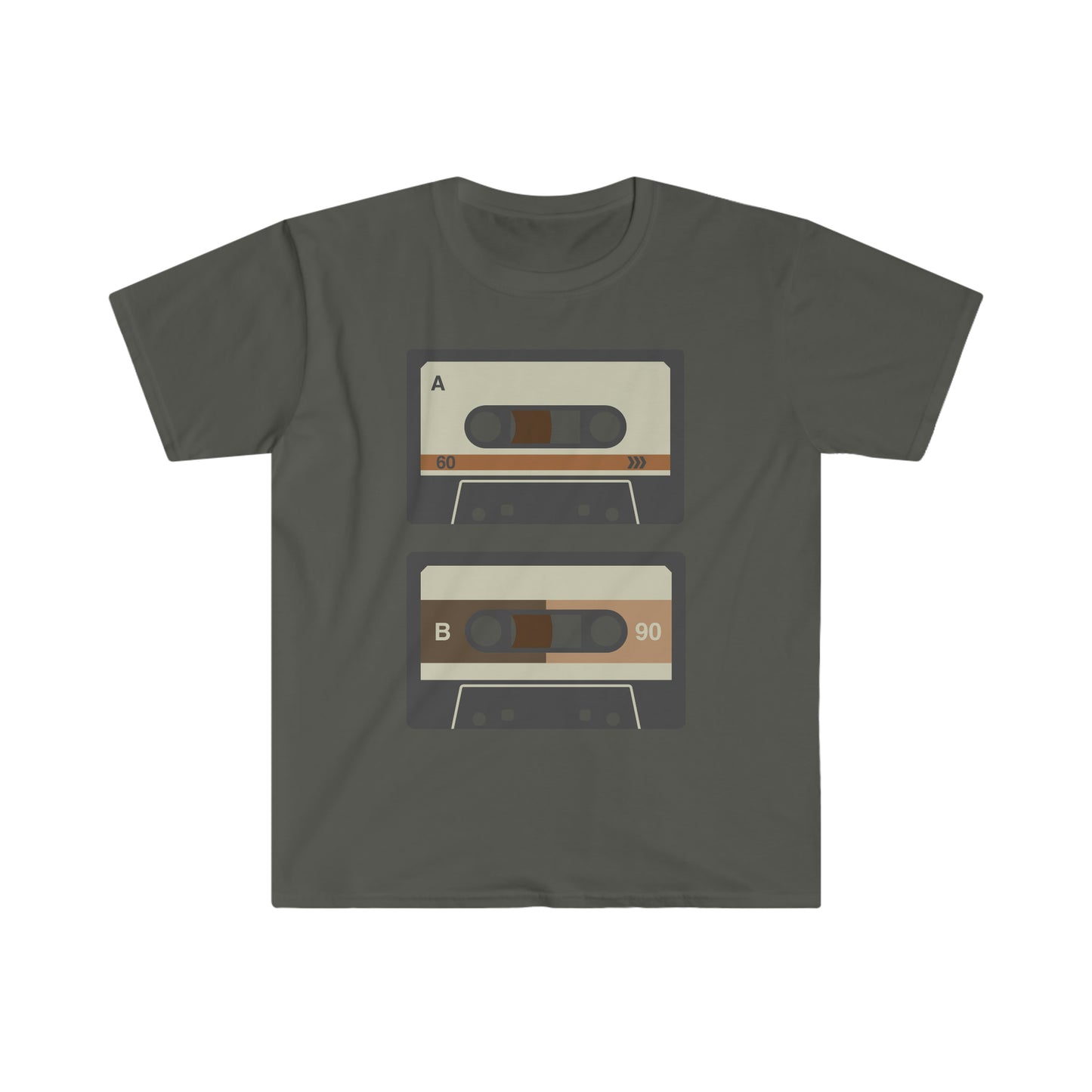 80’s Double Cassette  Unisex Softstyle T-Shirt