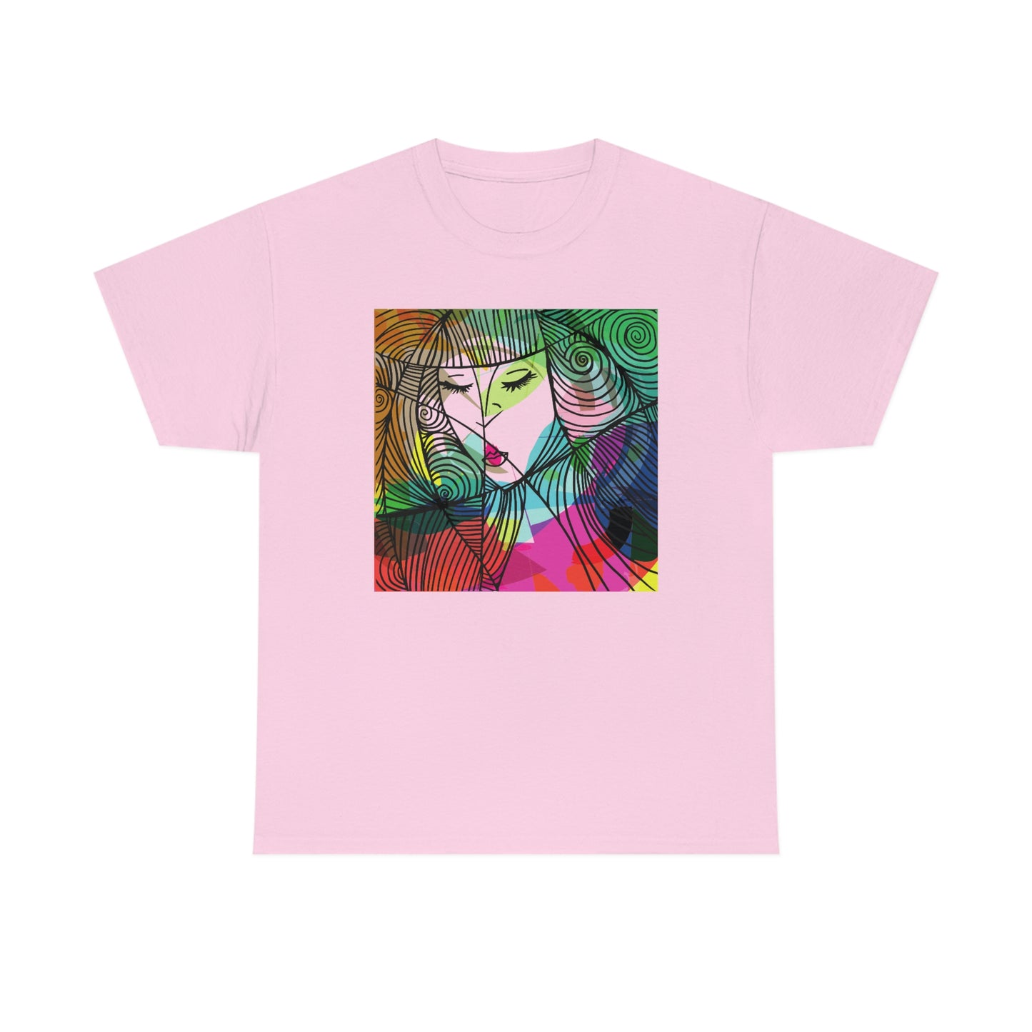 Abstract Woman Art Unisex Heavy Cotton Tee