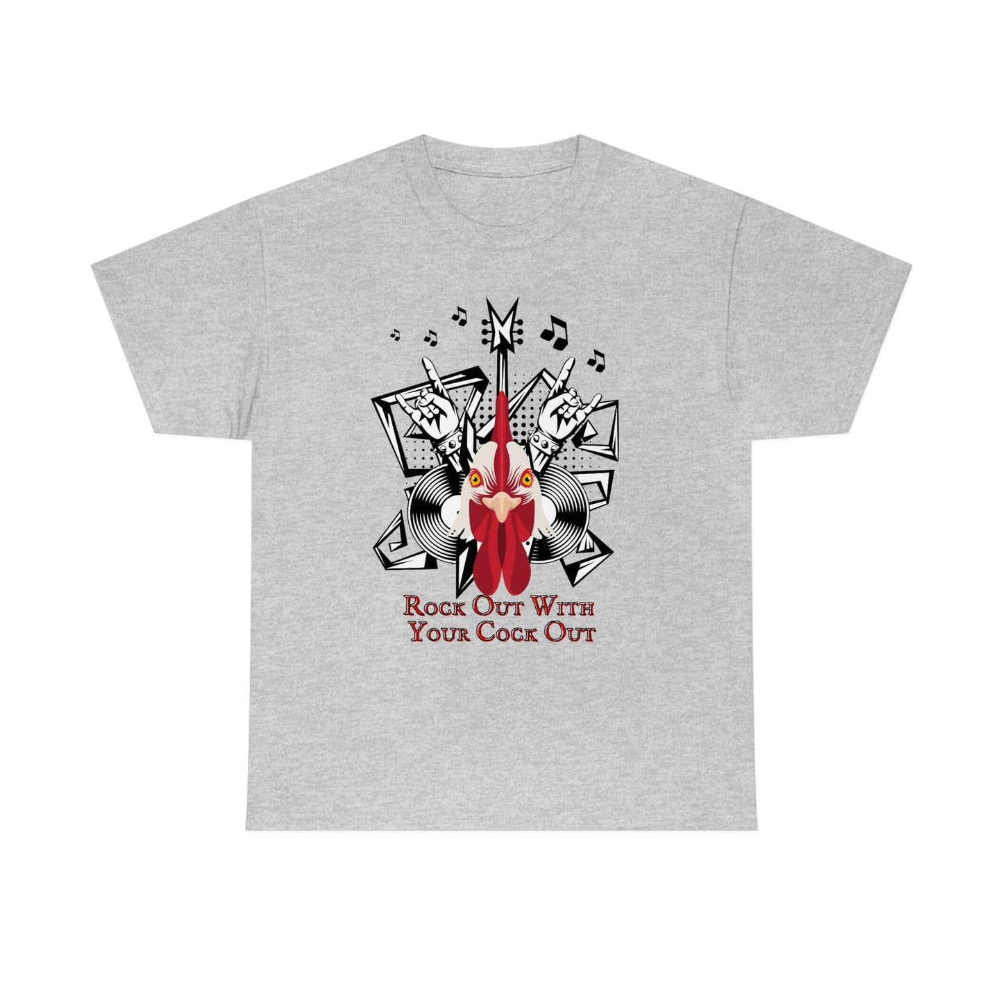 Rock out with your Cock out Unisex Heavy Cotton Tee