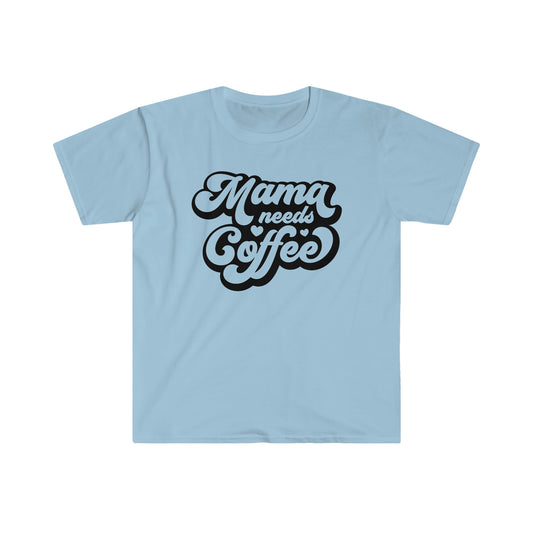 Momma needs Coffee Unisex Softstyle T-Shirt