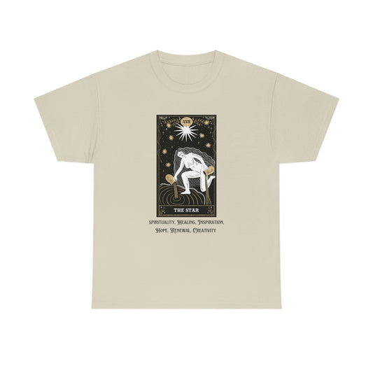 The Star Tarot Card Unisex Heavy Cotton Tee