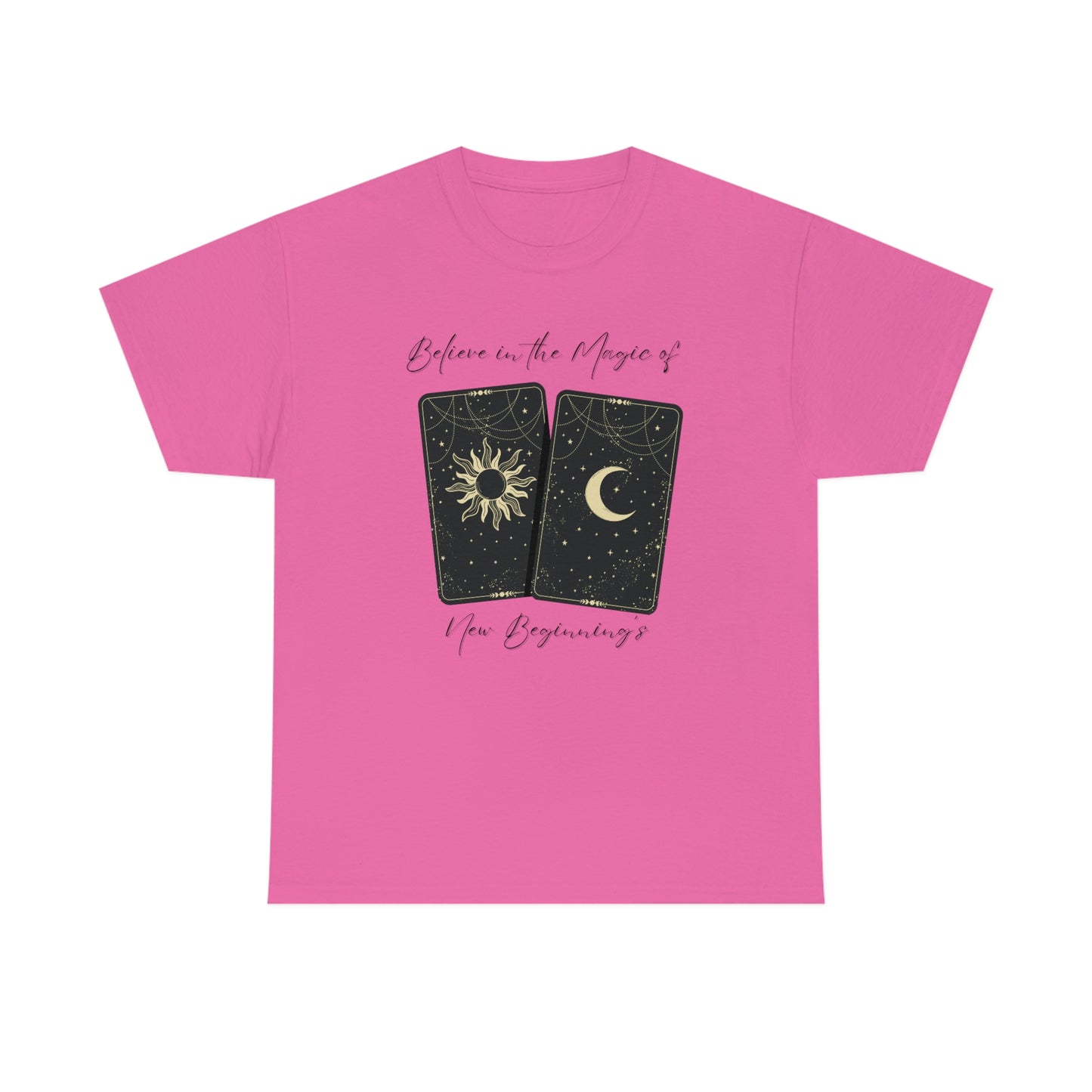 Believe in New Beginnings Tarot Unisex Heavy Cotton Tee