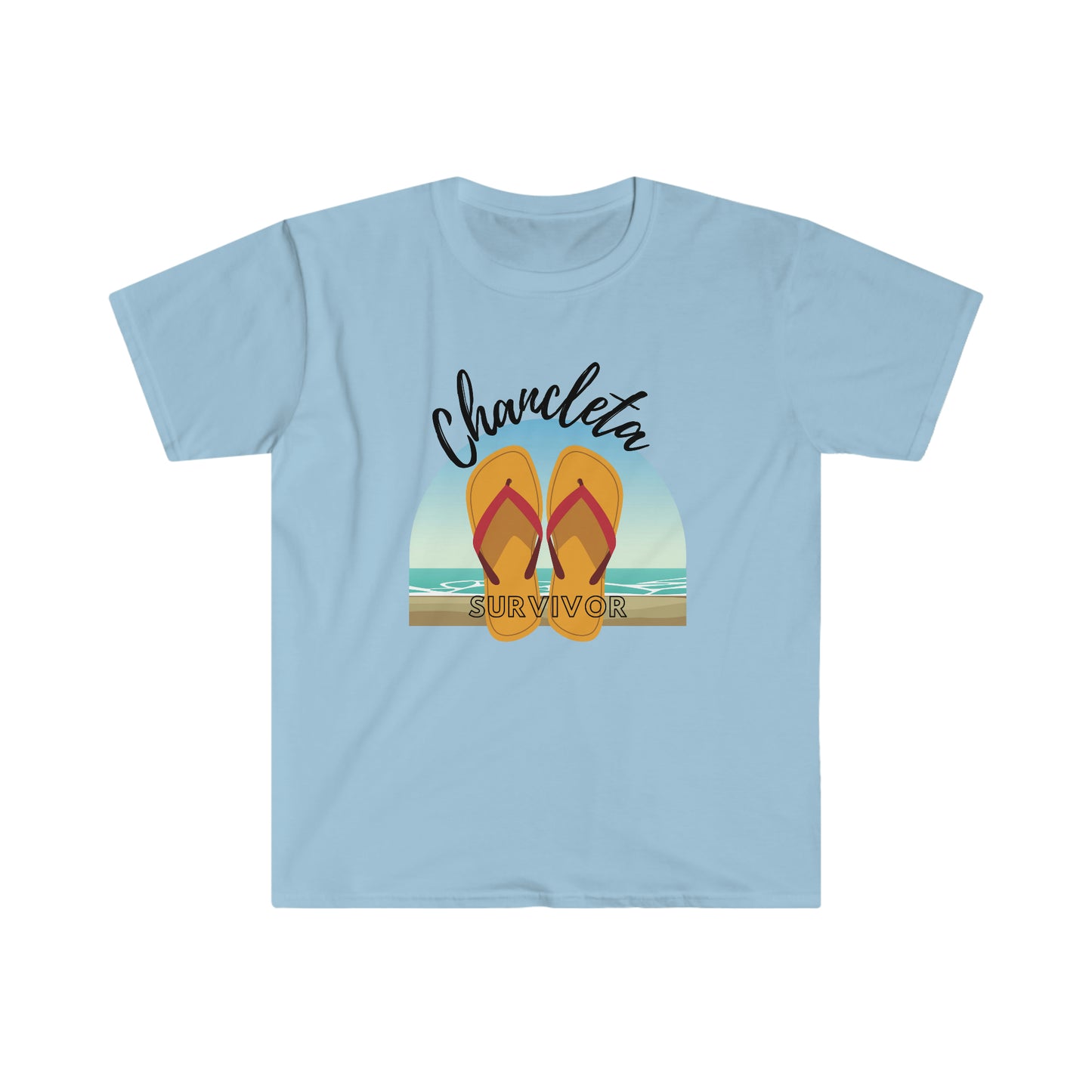 Chancleta Survivor Latina Lingo Unisex Softstyle T-Shirt