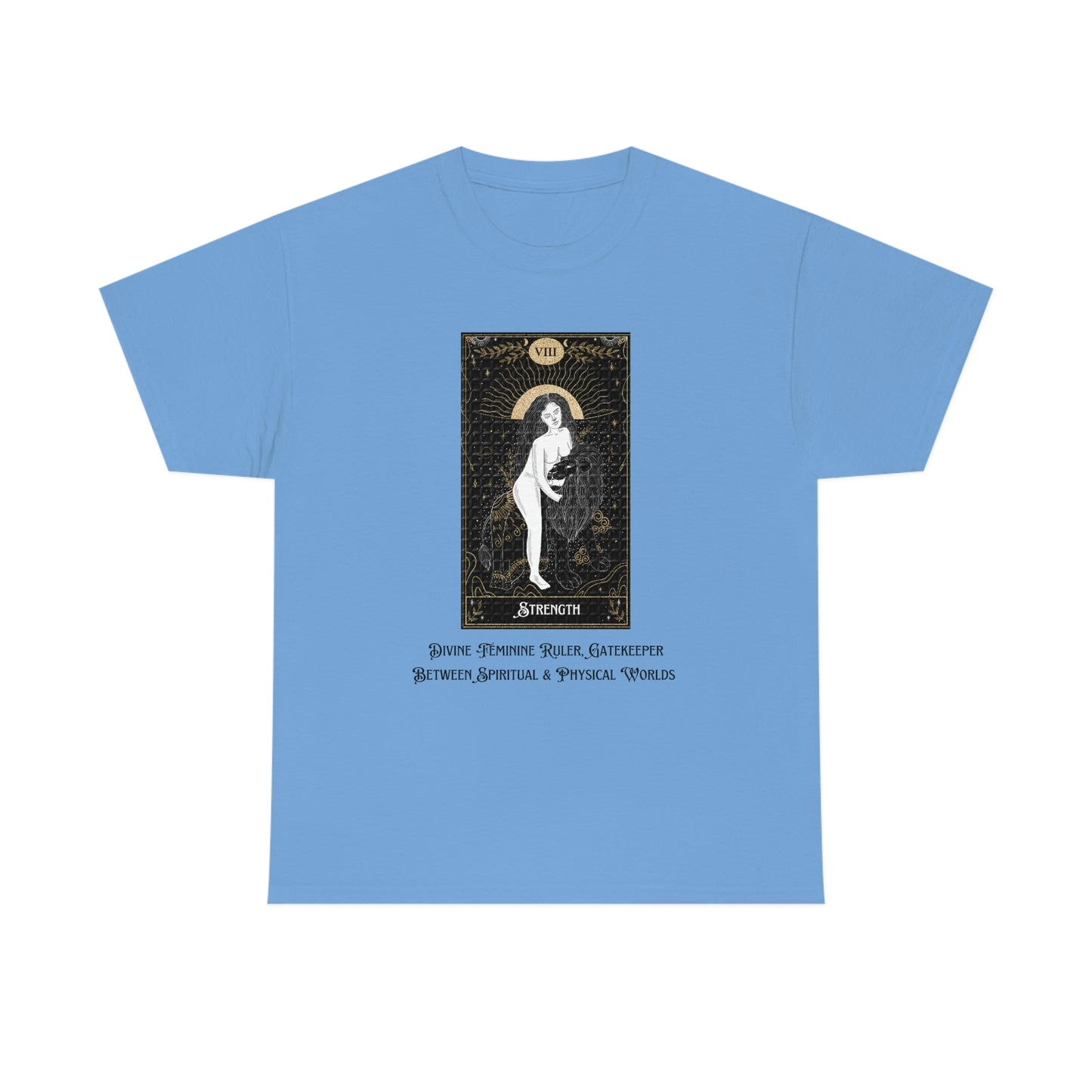 Tower Tarot Card Unisex Heavy Cotton Tee