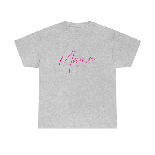 CUSTOMIZABLE - Mama Est 1996 Unisex Heavy Cotton Tee