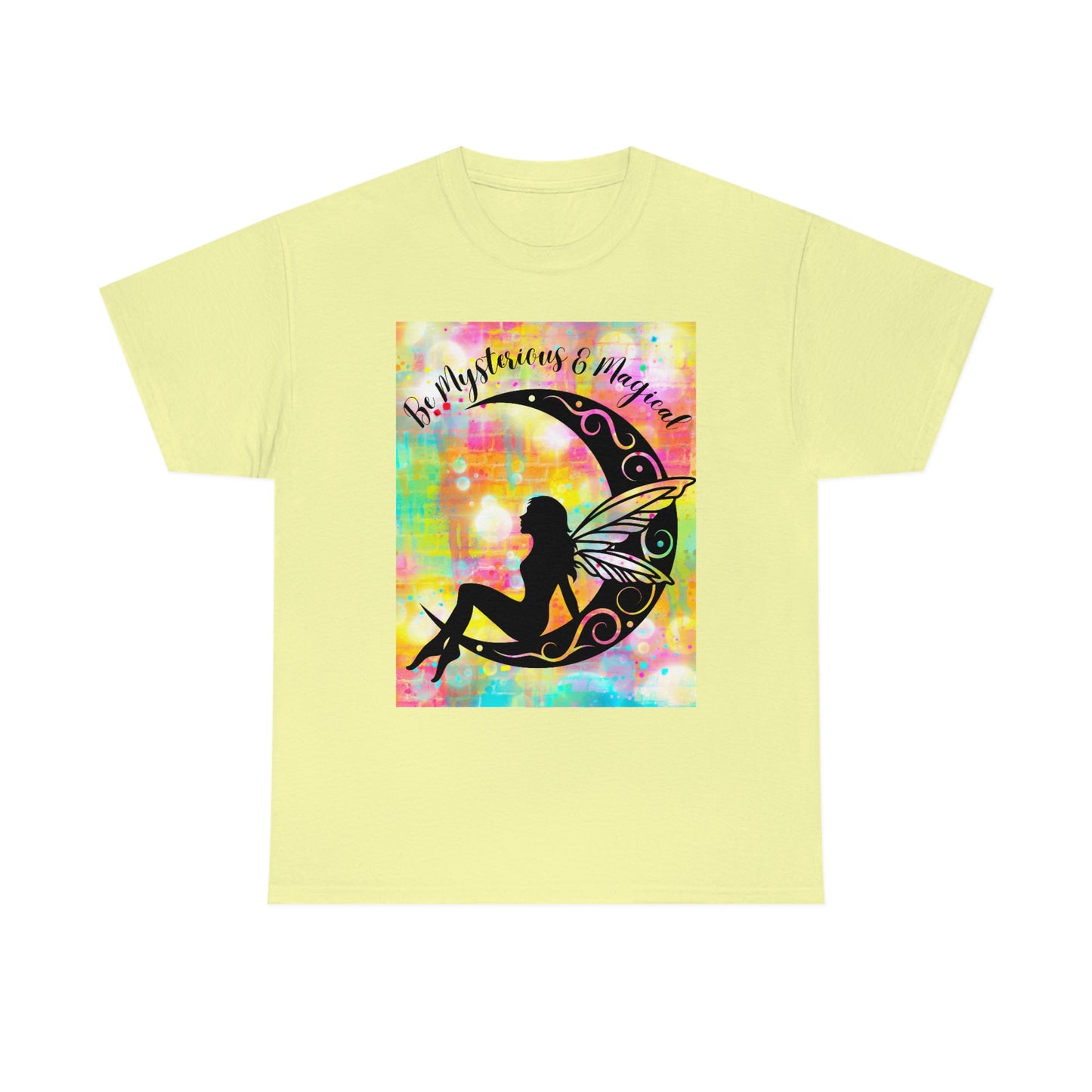 Mysterious Moon Goddess Unisex Heavy Cotton Tee
