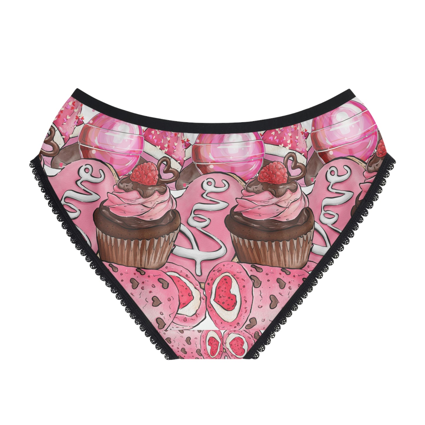 Lick it, kiss it, eat it dessert Valentine Women's Briefs
