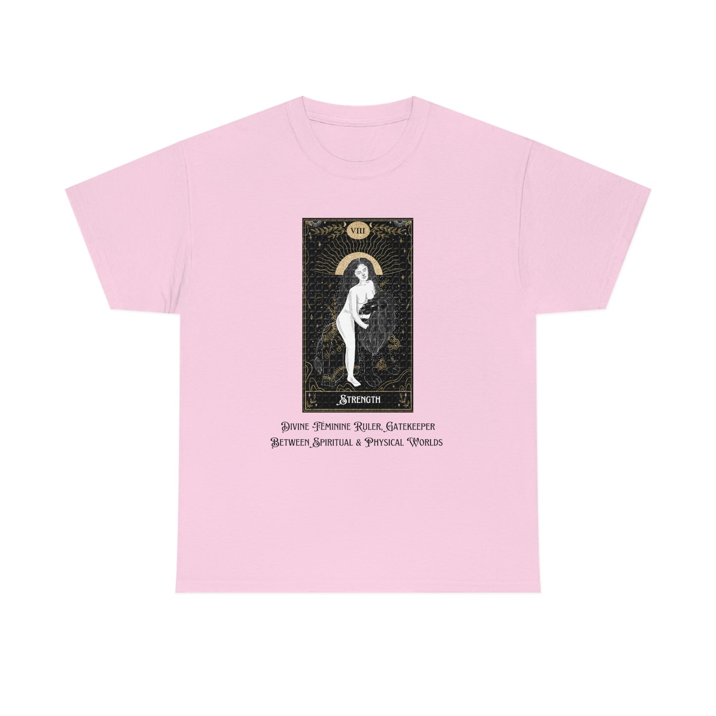 Tower Tarot Card Unisex Heavy Cotton Tee