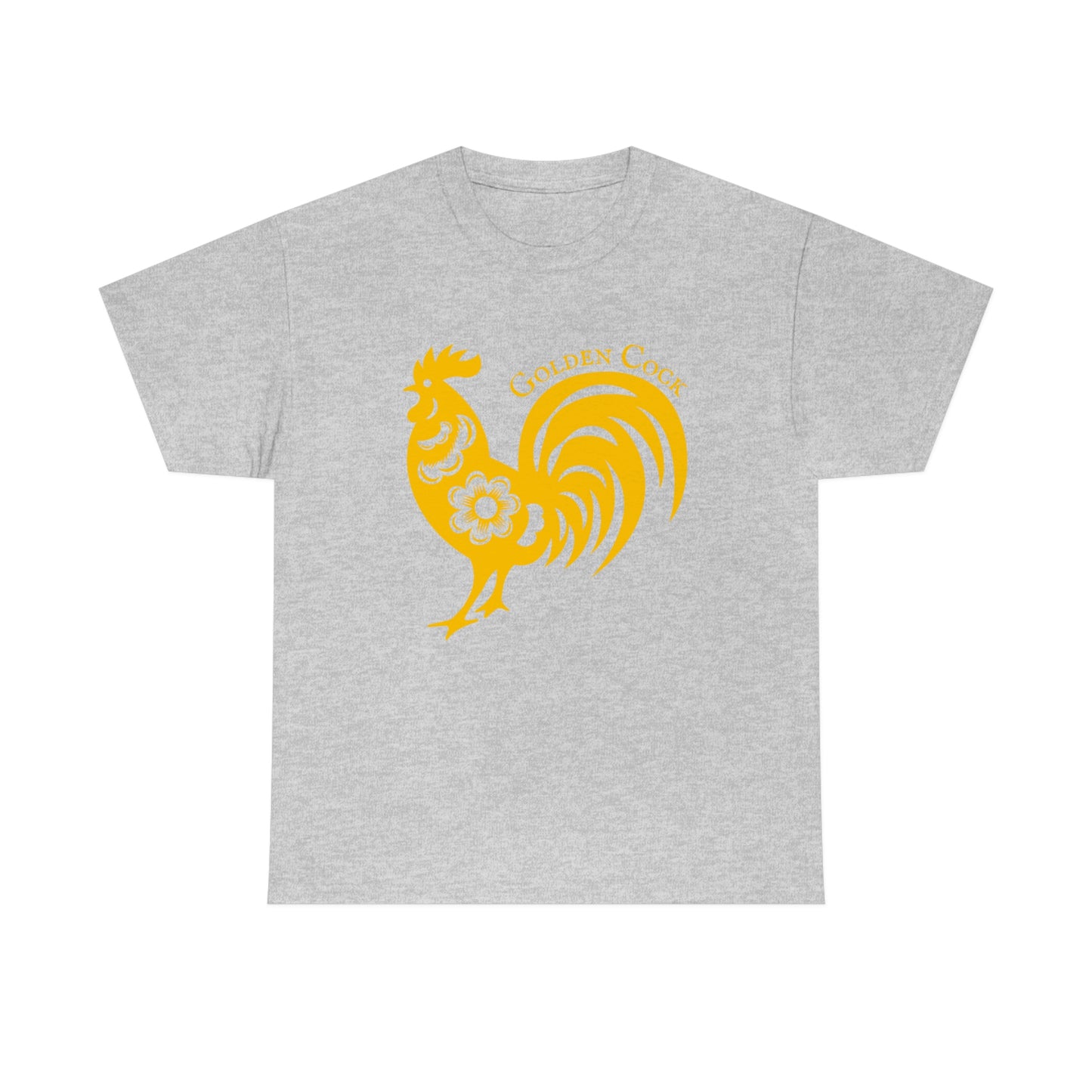The Golden Cock Unisex Heavy Cotton Tee