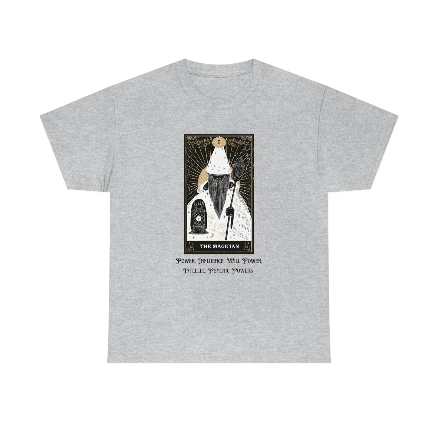The Magician Tarot Card Unisex Heavy Cotton Tee