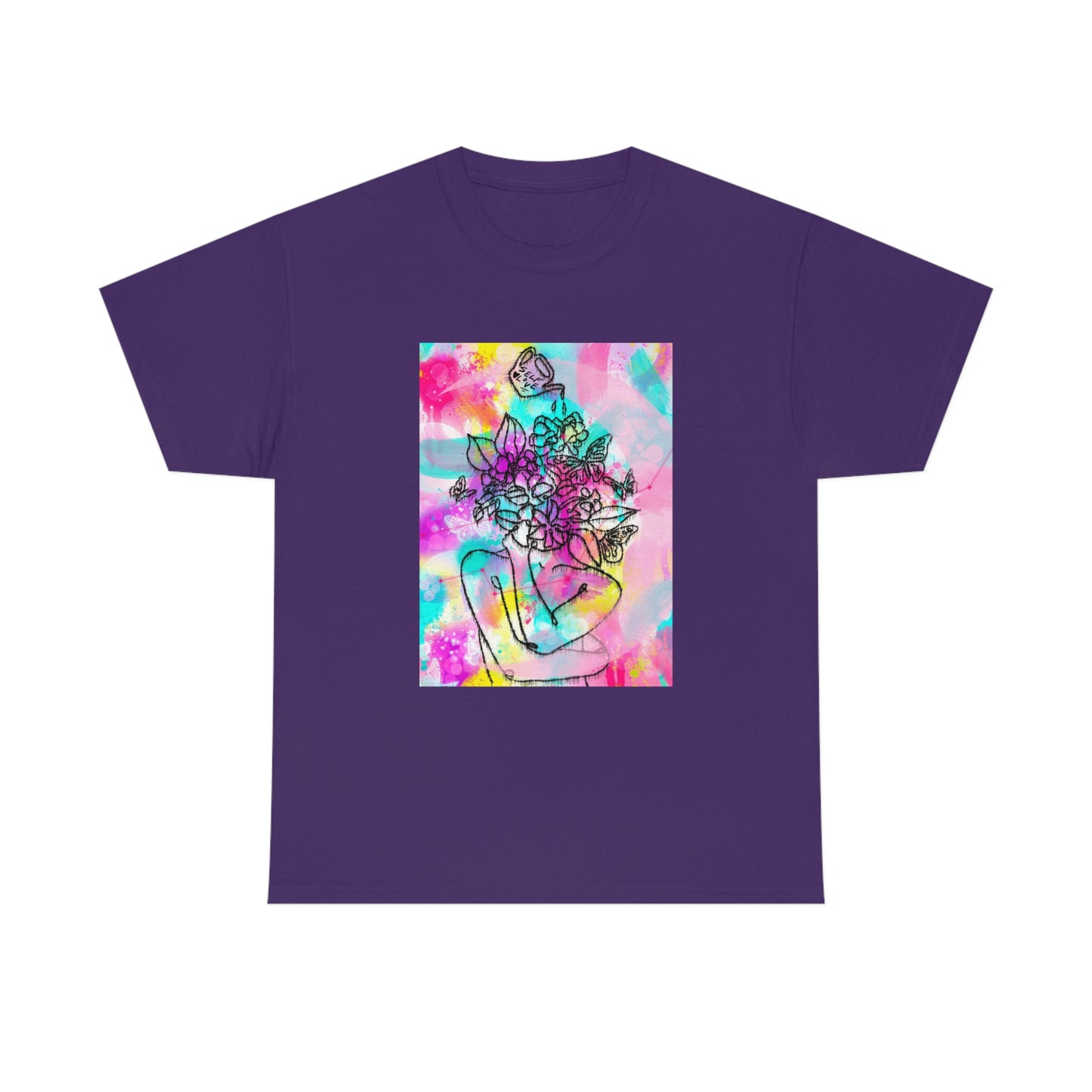 Blossoming Butterfly Self Love Unisex Heavy Cotton Tee