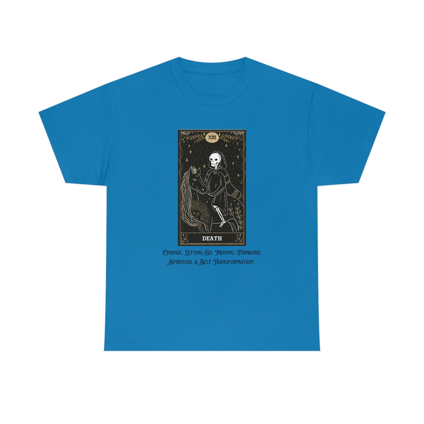 Death Tarot Card Unisex Heavy Cotton Tee