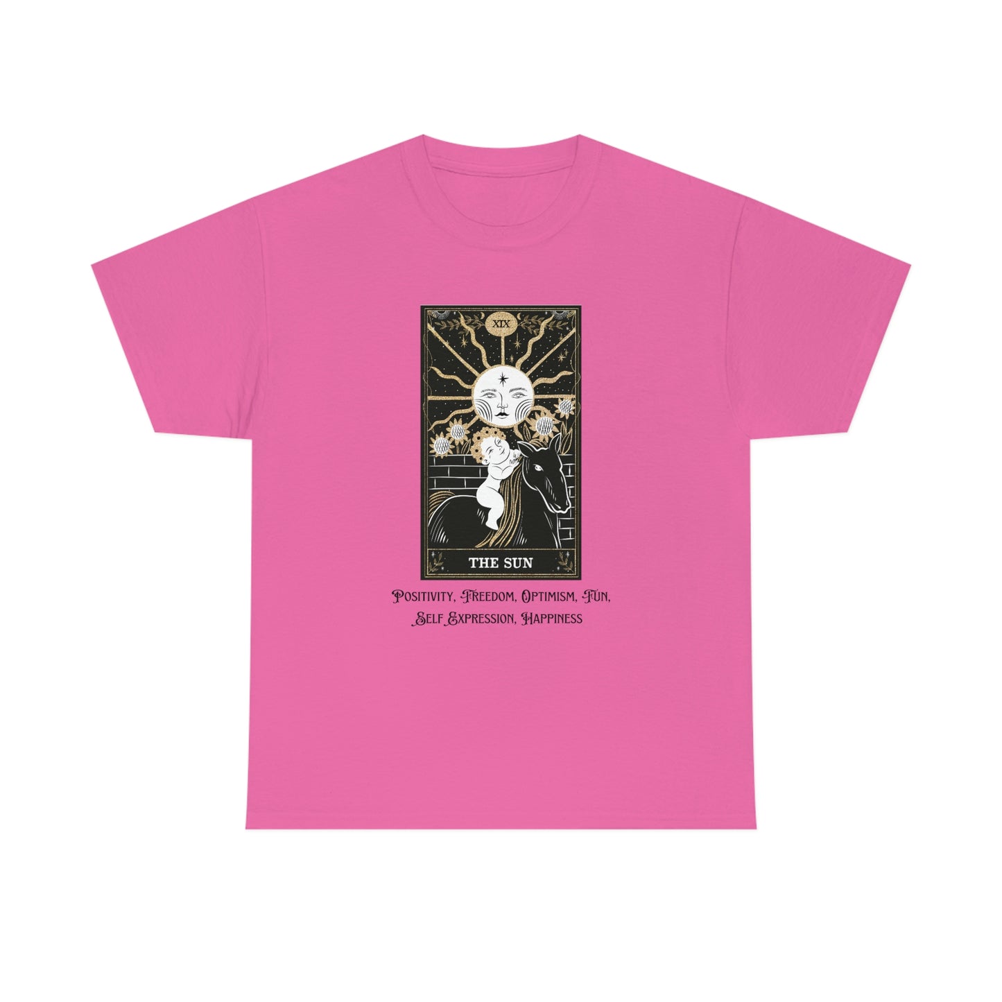 The Sun Tarot Card Unisex Heavy Cotton Tee