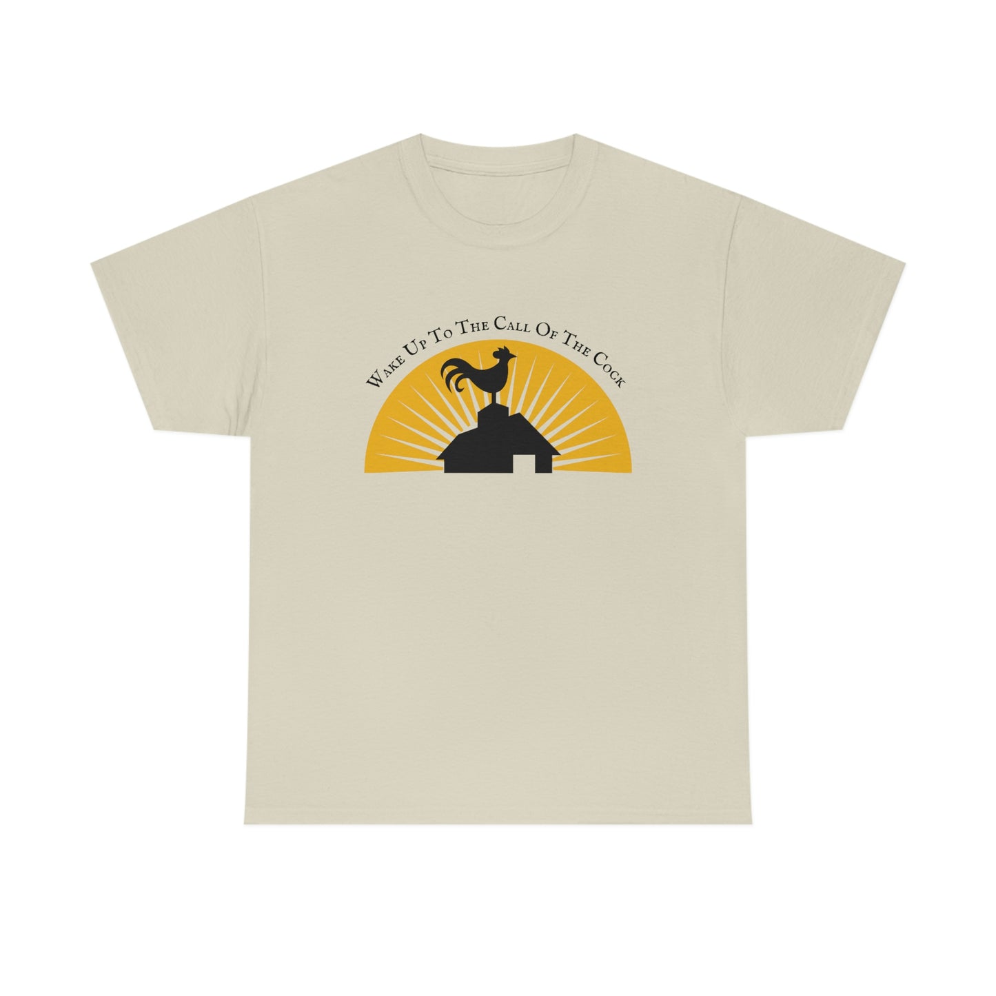 Morning Cock Unisex Heavy Cotton Tee