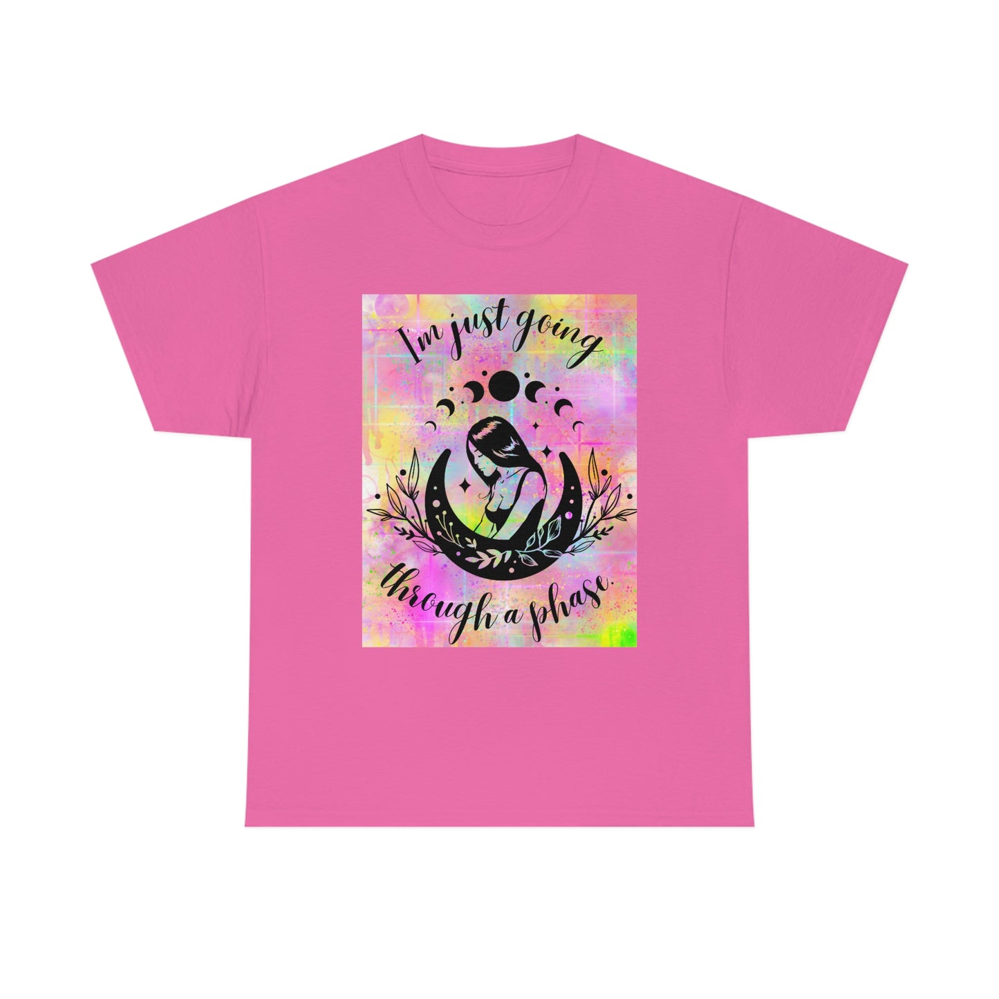 Moon Goddess Phases Unisex Heavy Cotton Tee