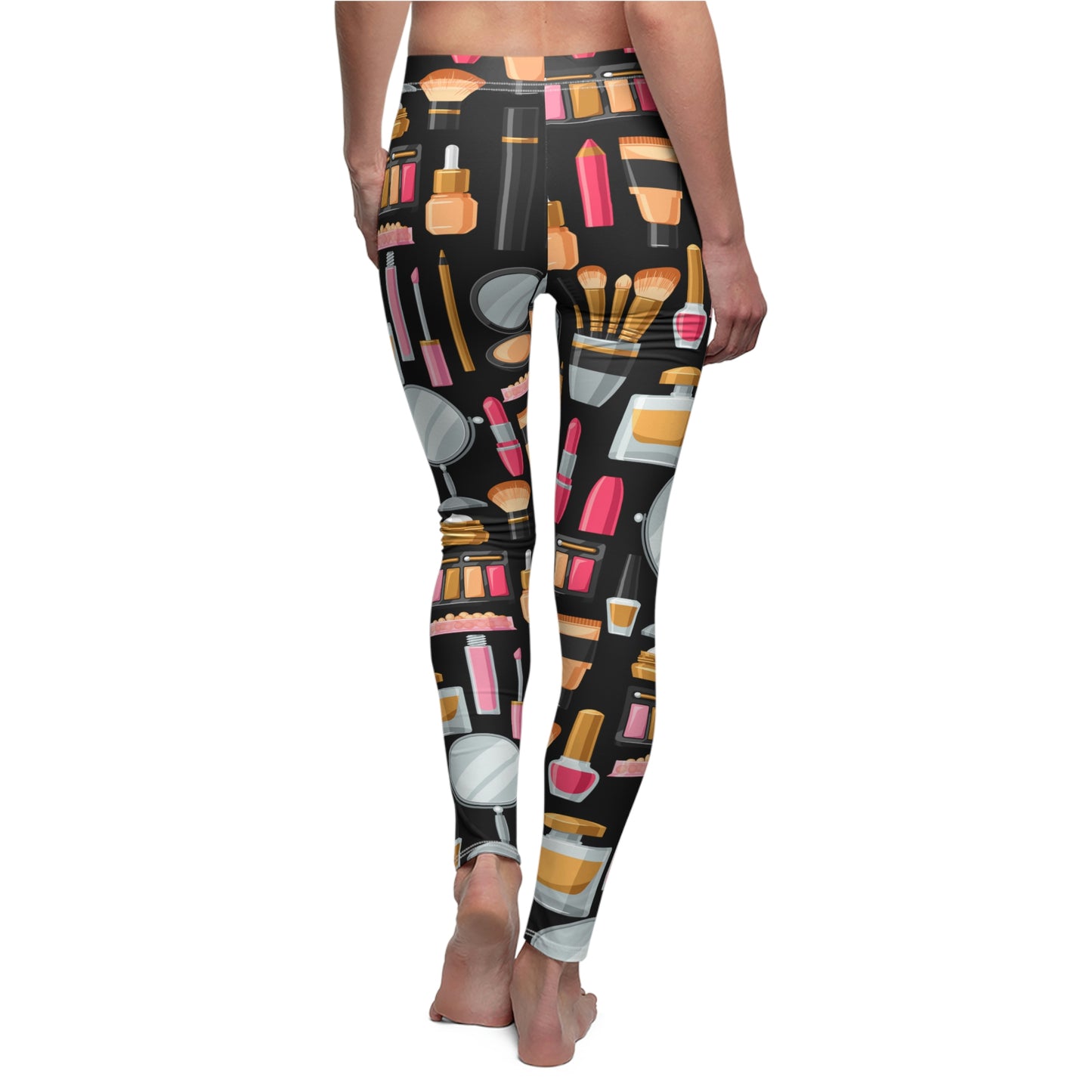 Make Up Beauty Essentials Women's Cut & Sew Casual Leggings
