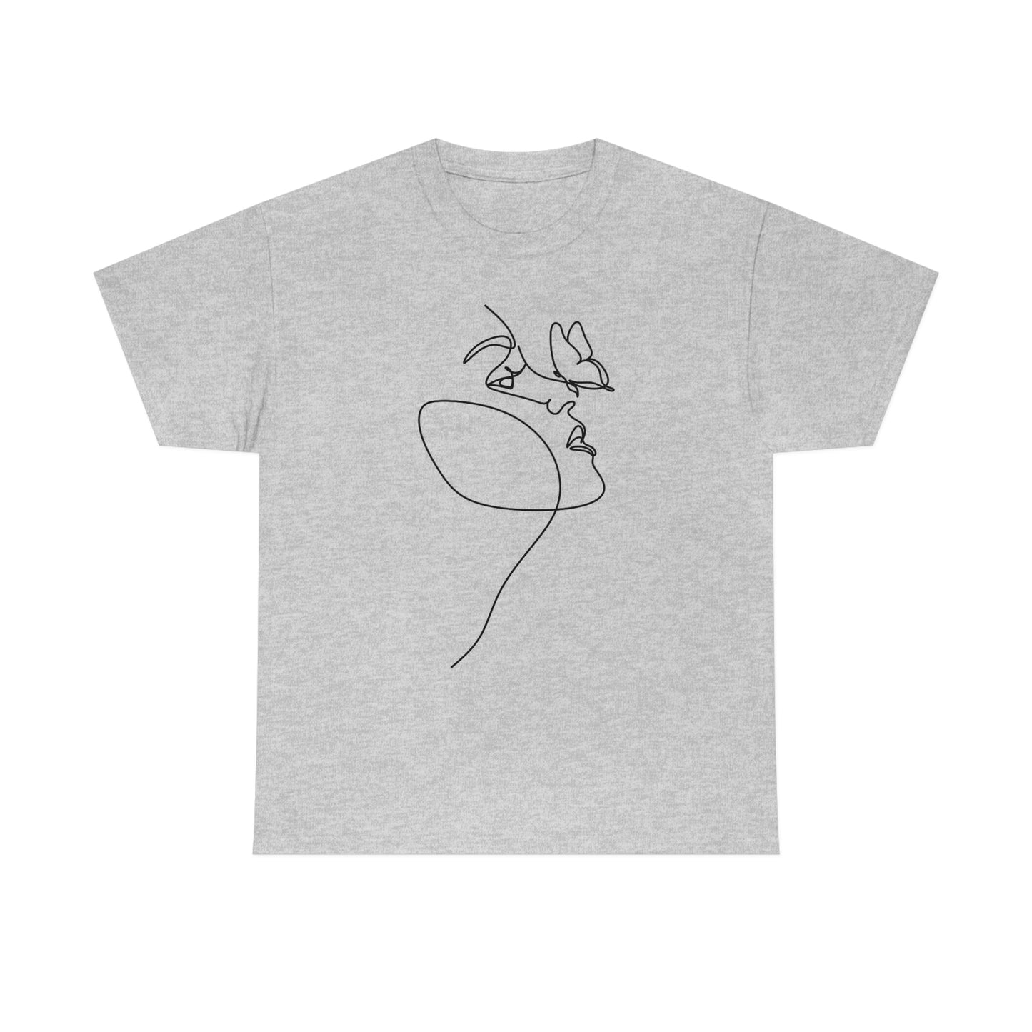 Nosey Butterfly Unisex Heavy Cotton Tee