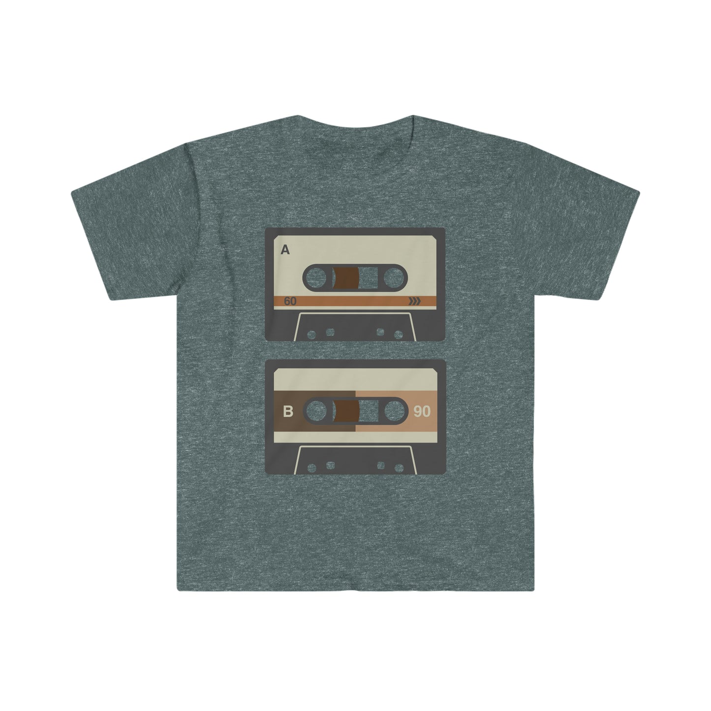 80’s Double Cassette  Unisex Softstyle T-Shirt