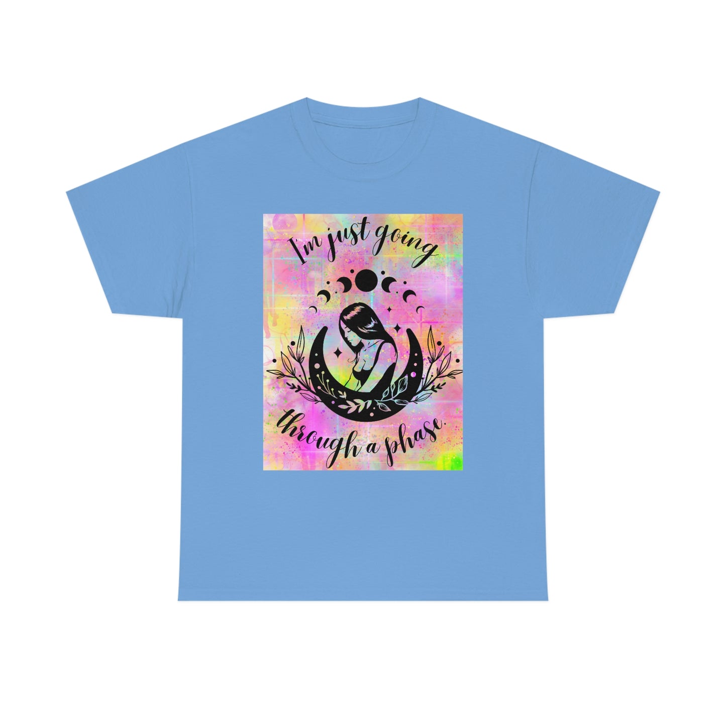 Moon Goddess Phases Unisex Heavy Cotton Tee