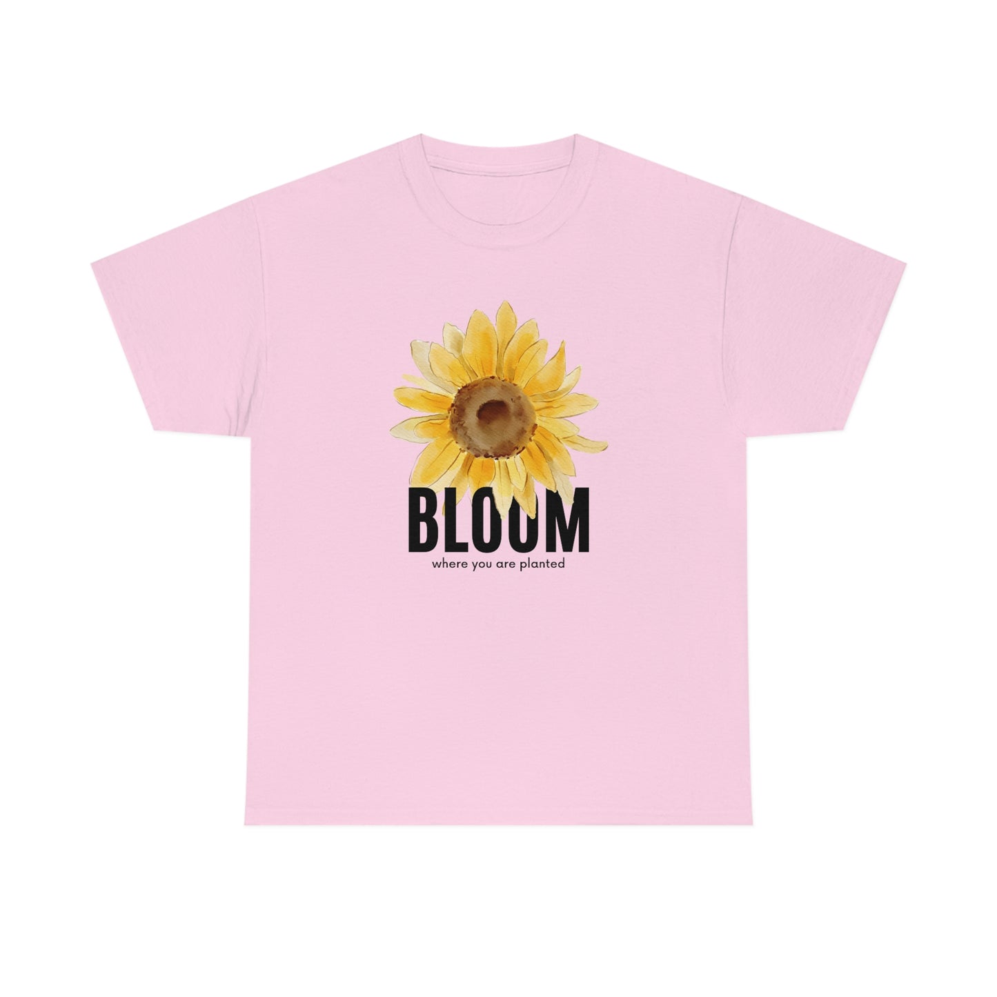 Bloom sunflower Unisex Heavy Cotton Tee