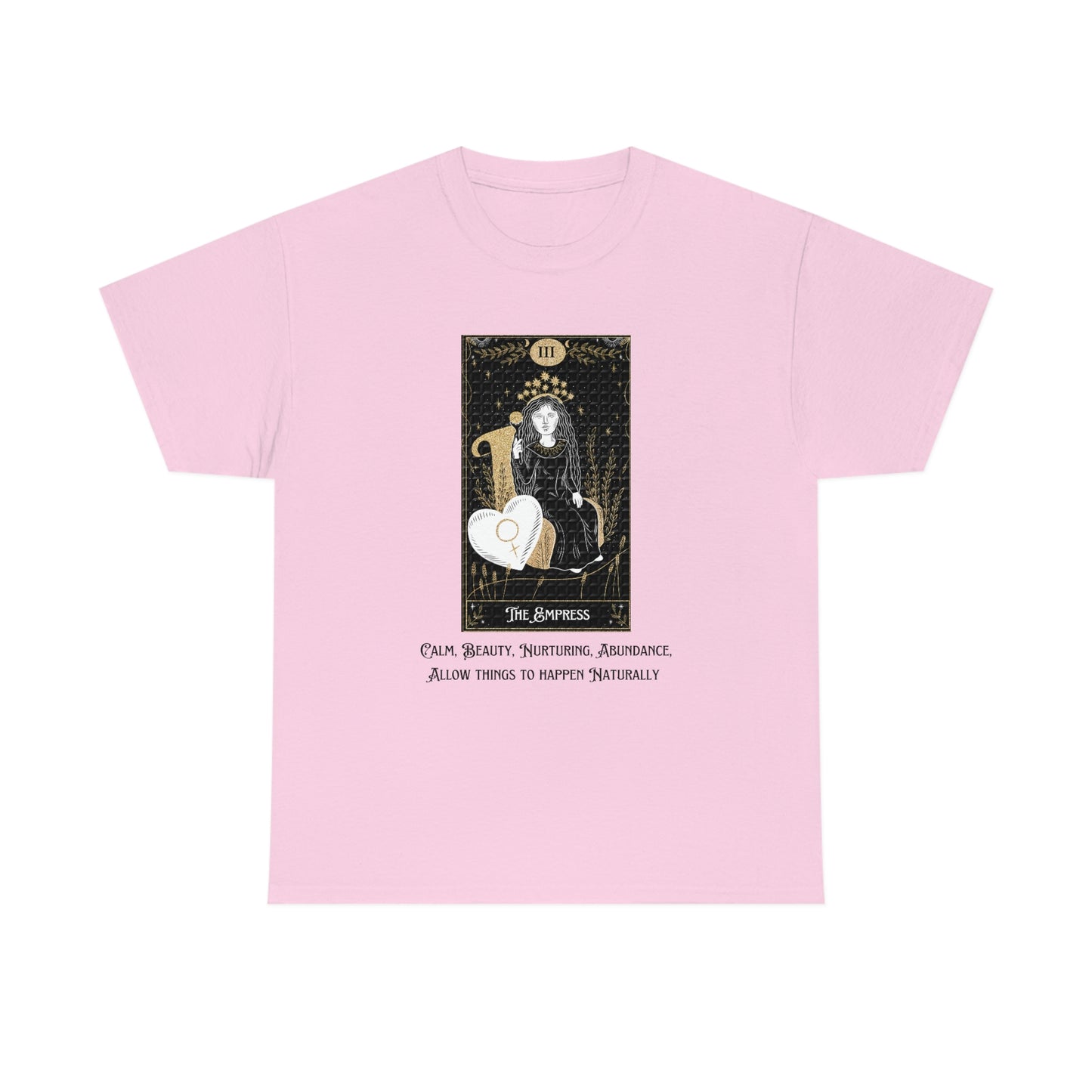 The Empress Tarot Card Unisex Heavy Cotton Tee