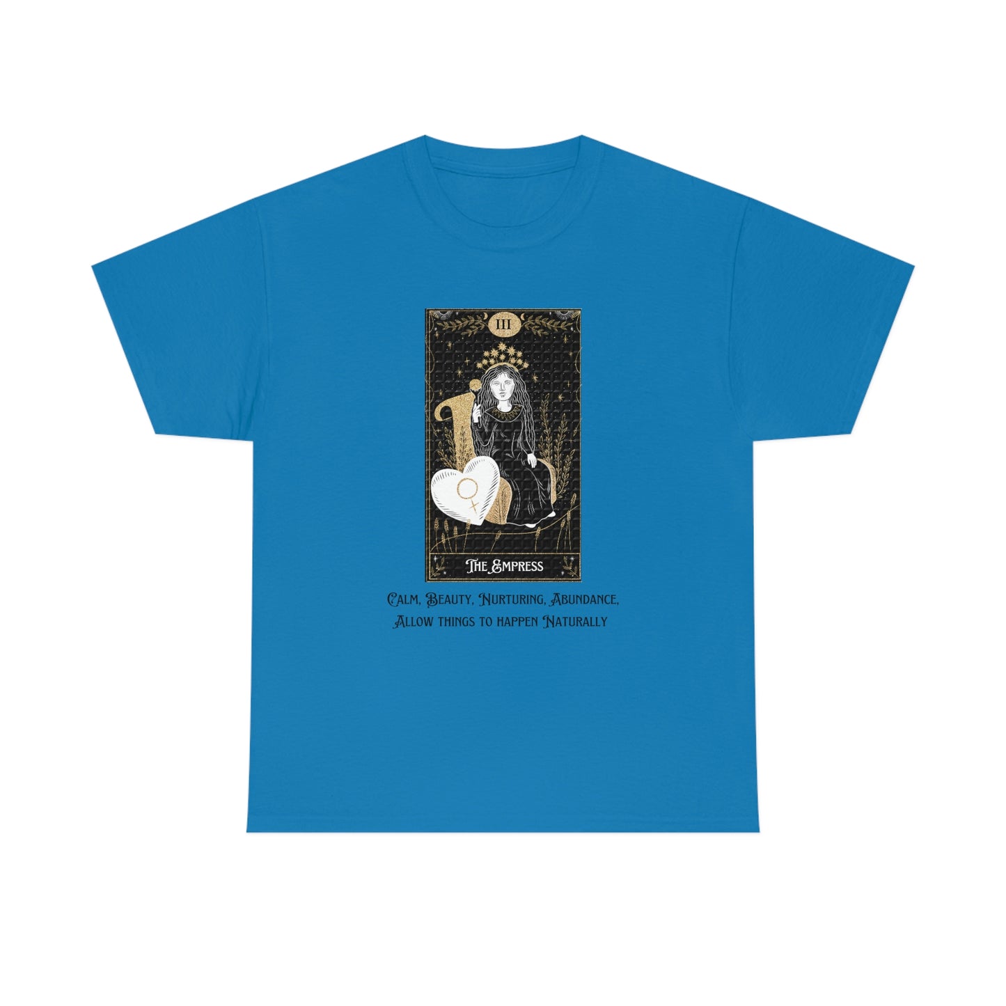 The Empress Tarot Card Unisex Heavy Cotton Tee