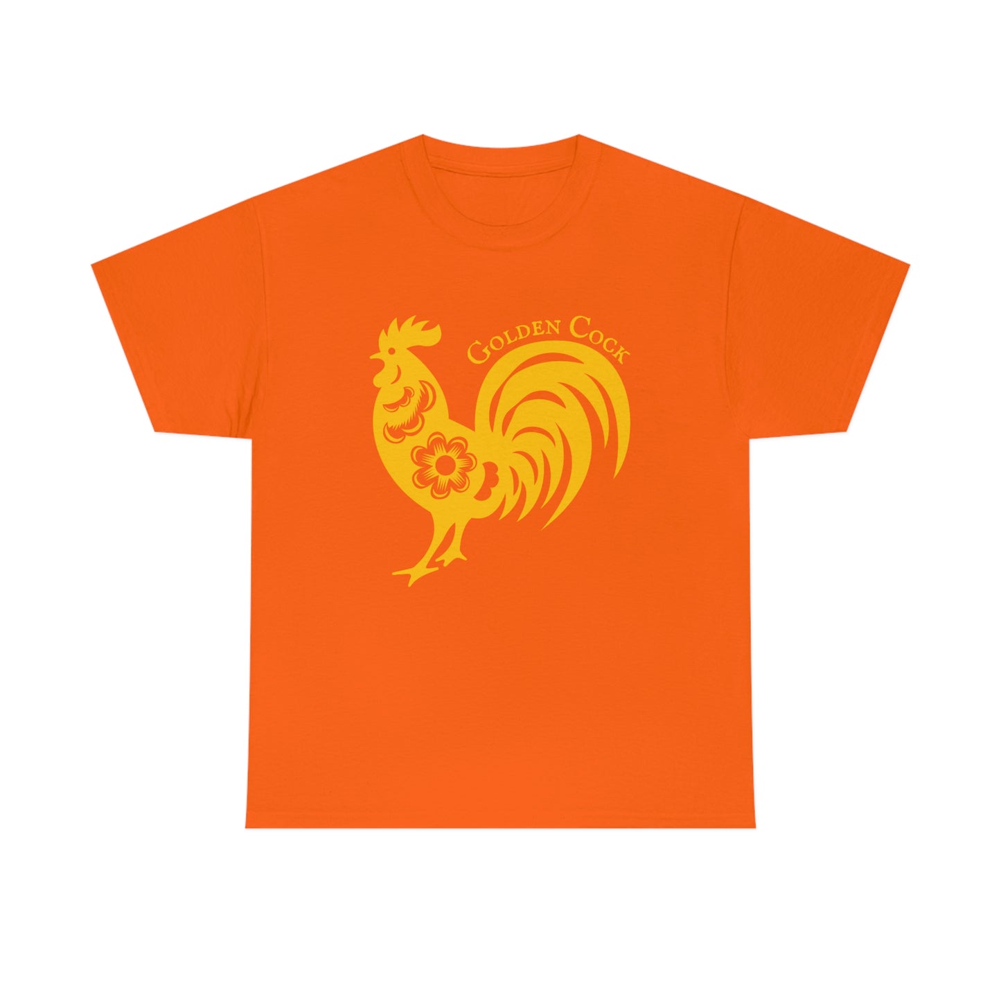 The Golden Cock Unisex Heavy Cotton Tee