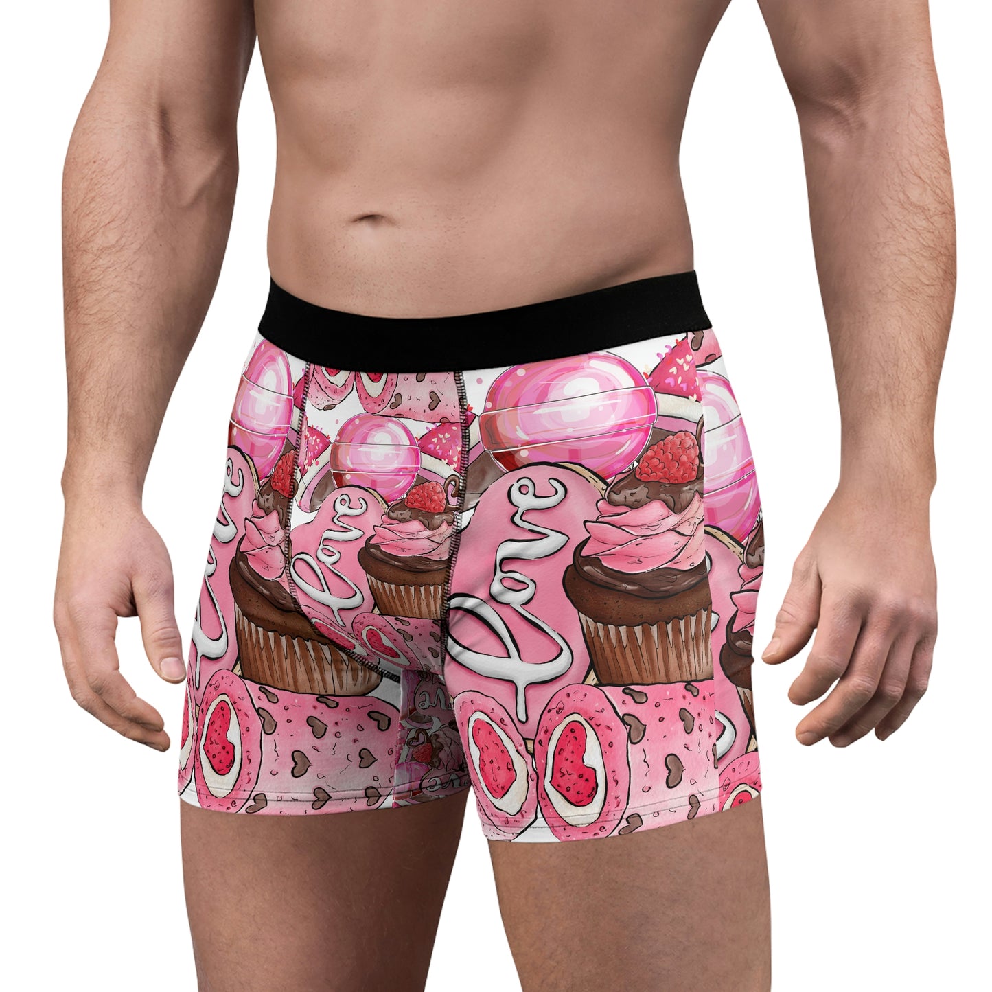 Lick it, Eat it, Kiss It Dessert Men's Boxer Briefs