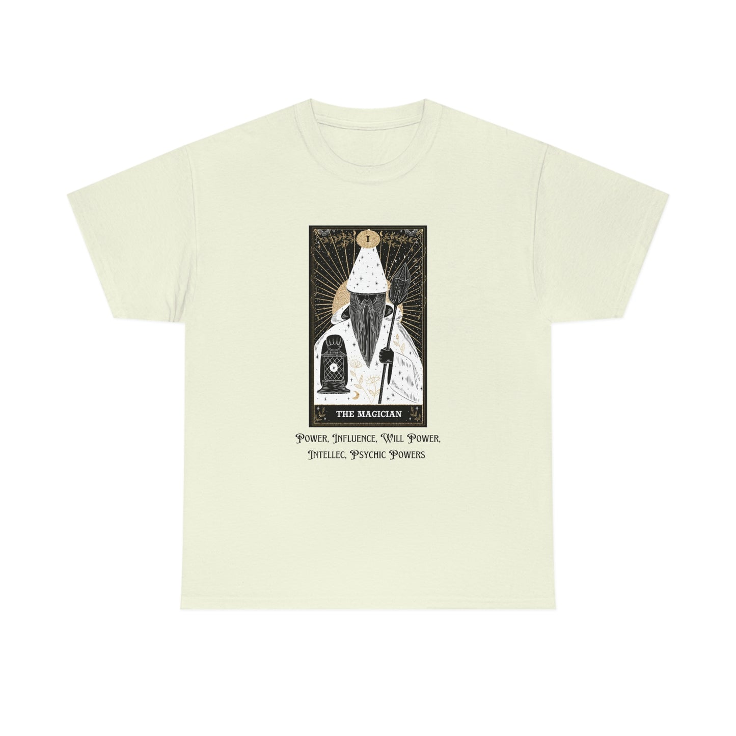 The Magician Tarot Card Unisex Heavy Cotton Tee