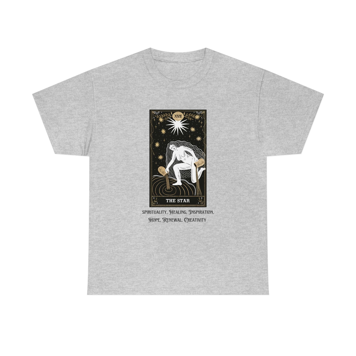 The Star Tarot Card Unisex Heavy Cotton Tee