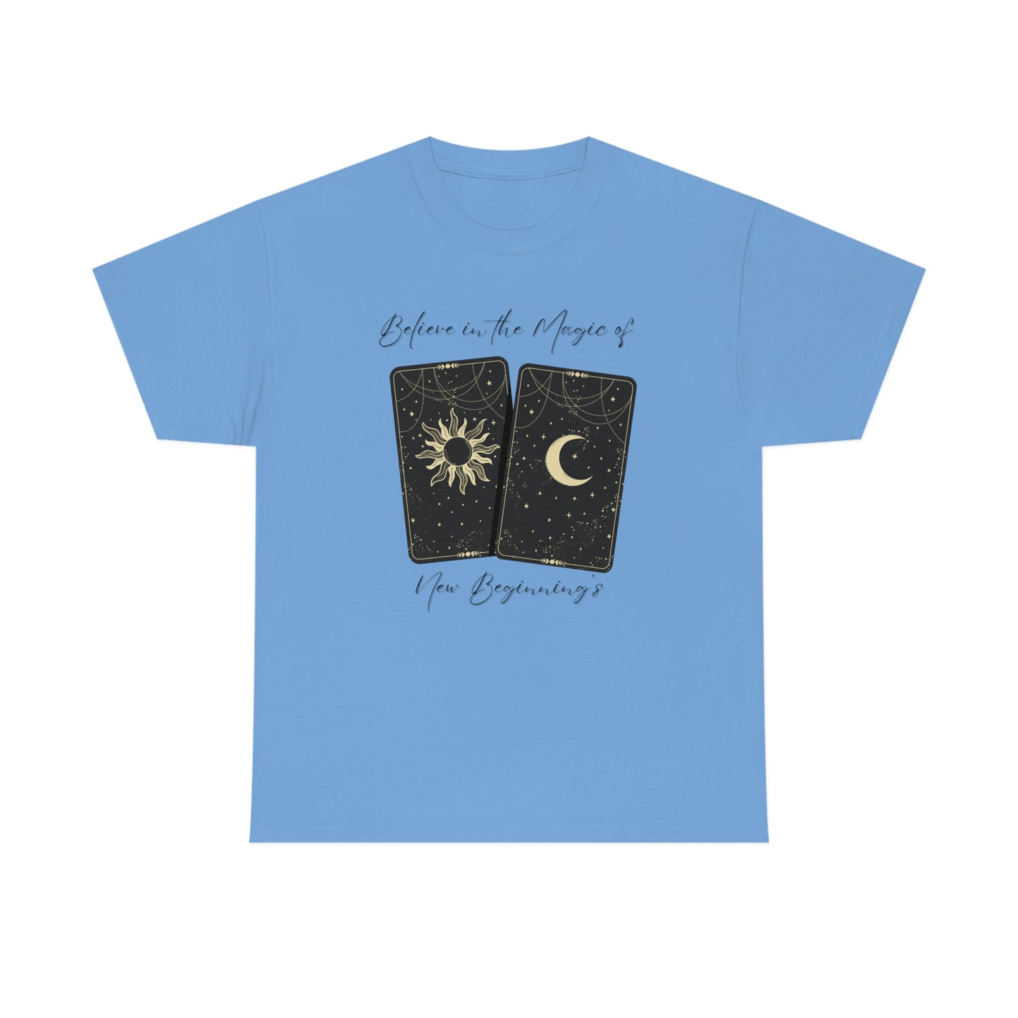 Believe in New Beginnings Tarot Unisex Heavy Cotton Tee