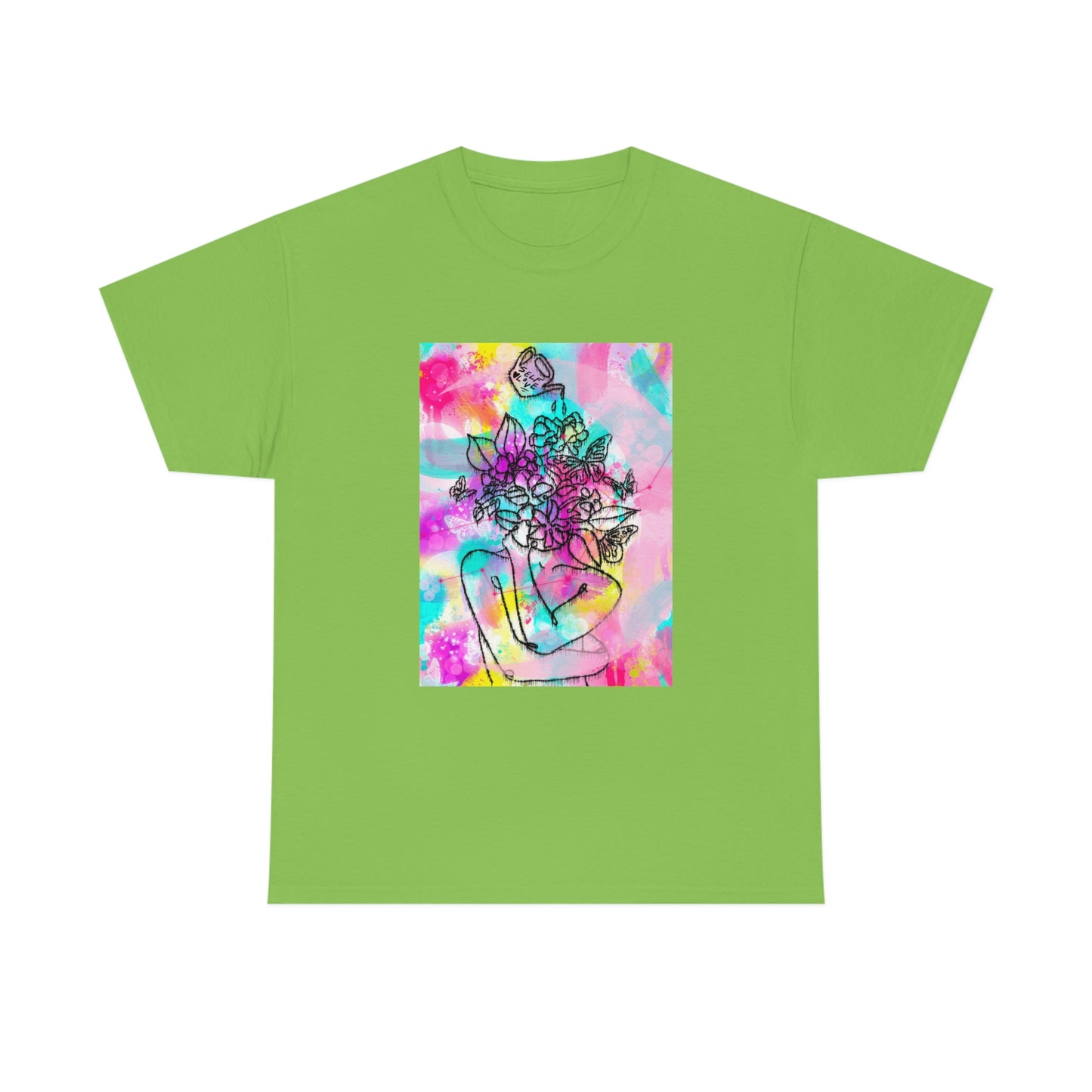 Blossoming Butterfly Self Love Unisex Heavy Cotton Tee