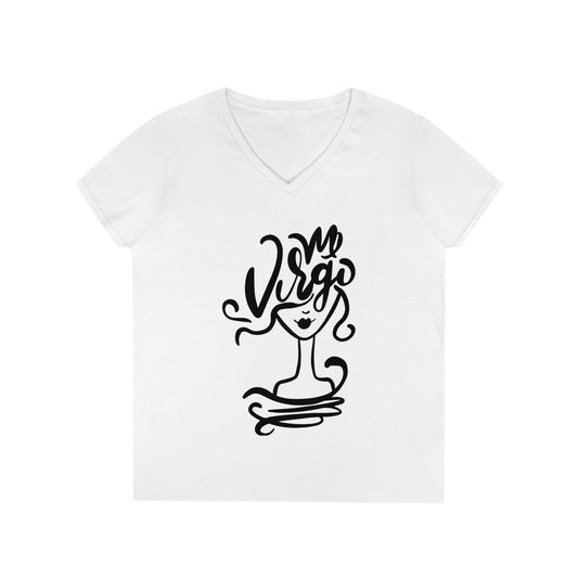 Virgo Zodiac Ladies' V-Neck T-Shirt