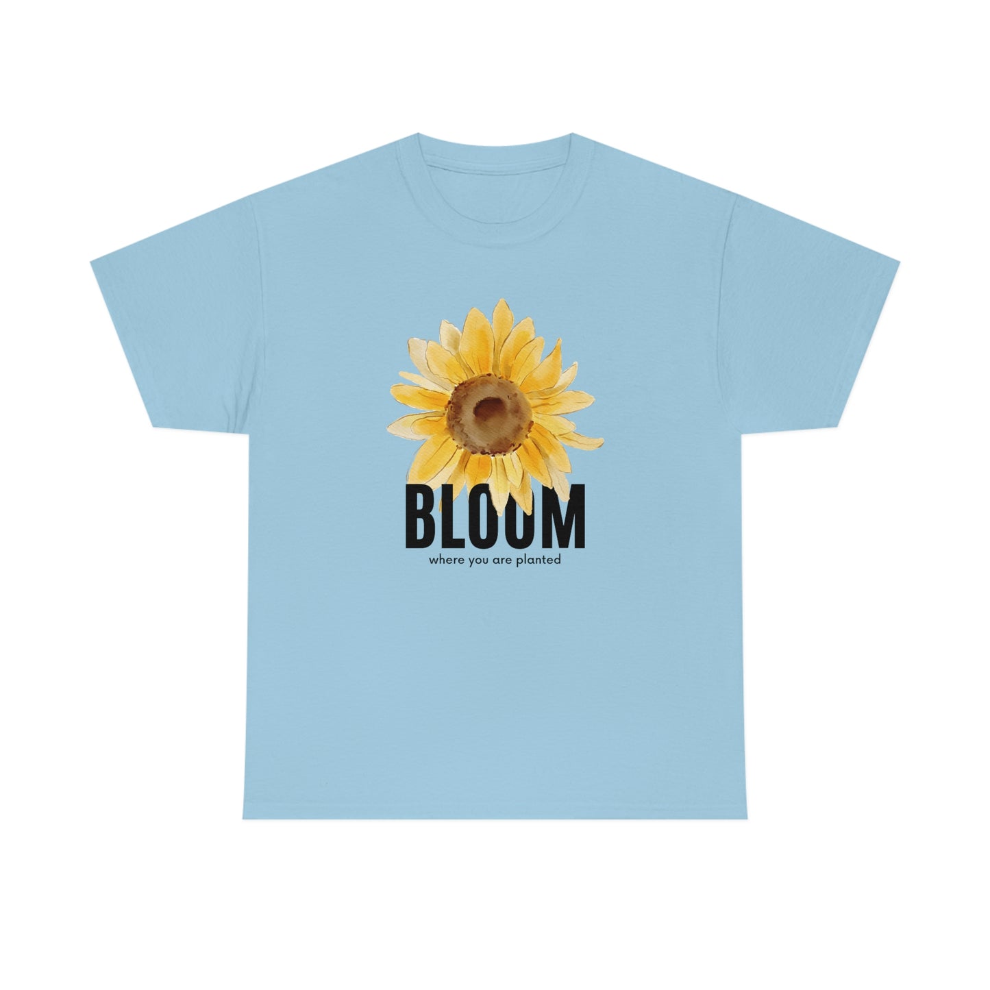 Bloom sunflower Unisex Heavy Cotton Tee